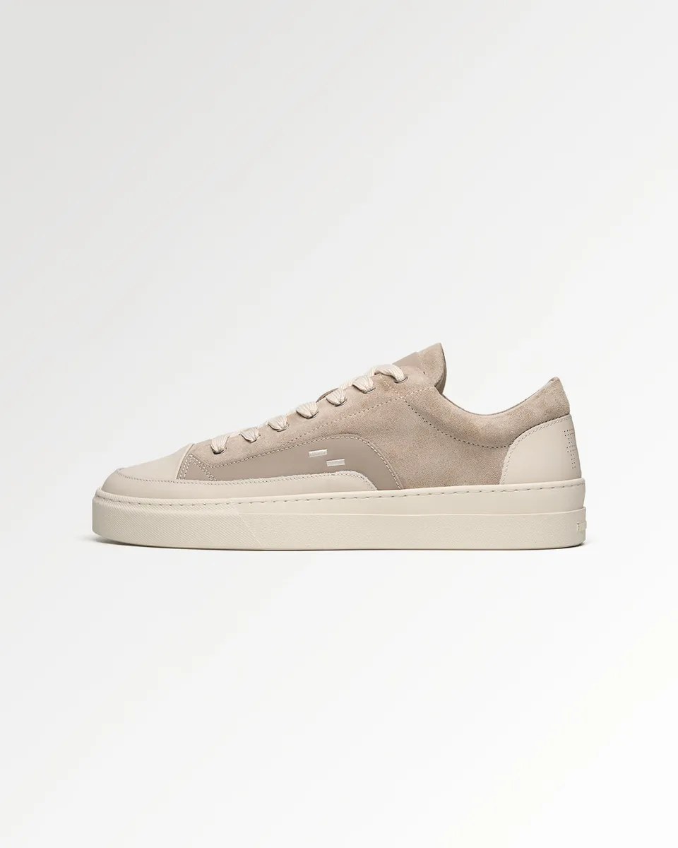 Filling Pieces Riviera baskets crème suède cuir