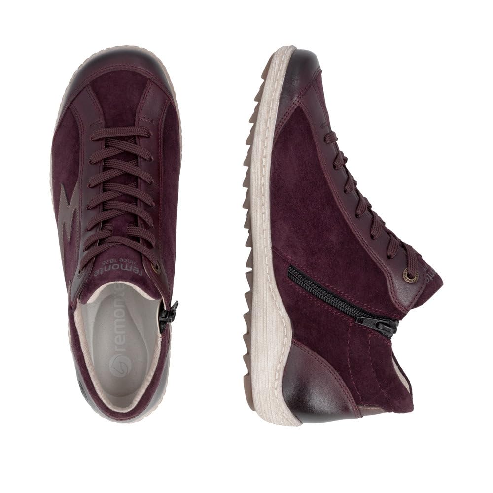 Remonte R1454 bottines à lacets femme rouge TEX hiver