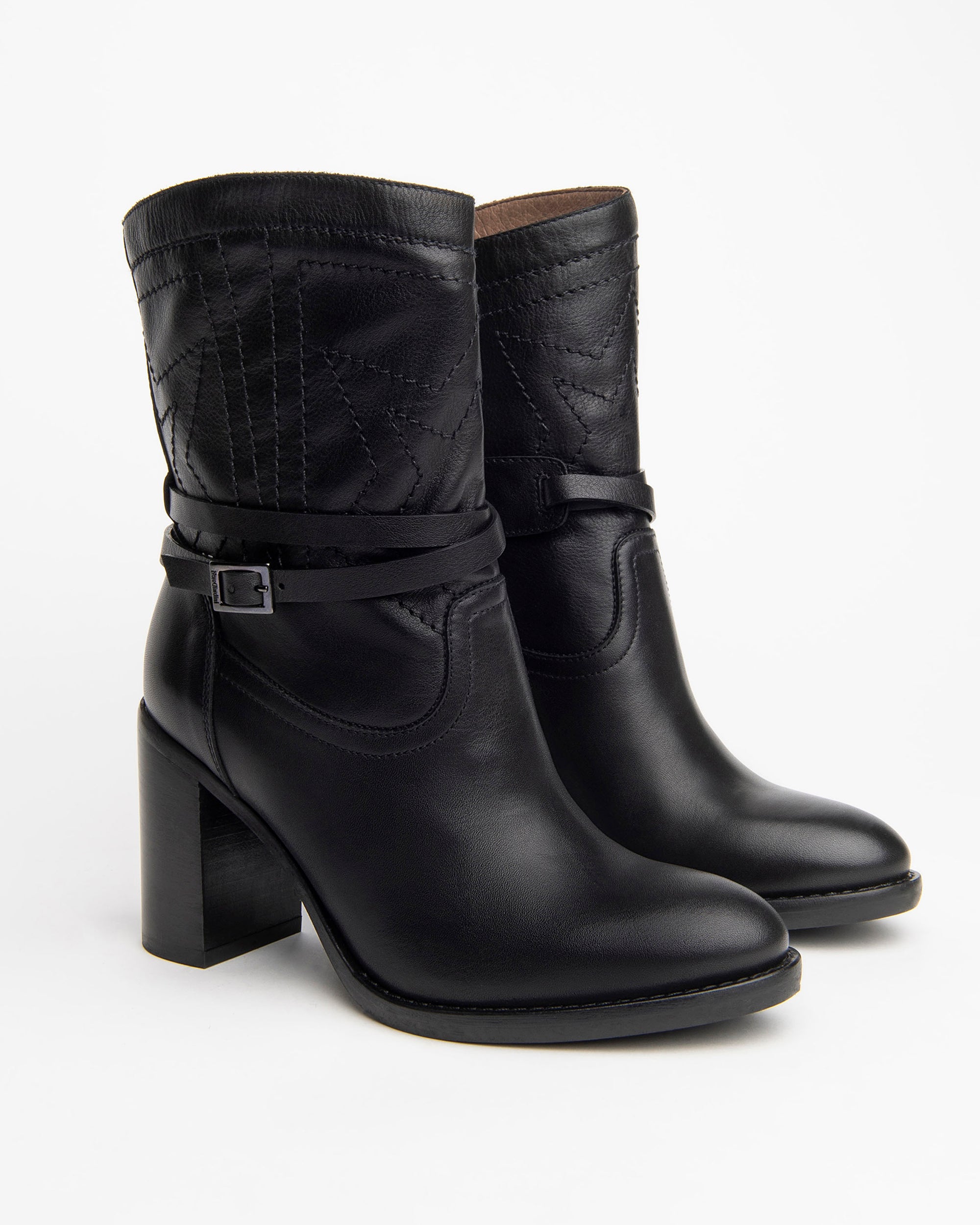NeroGiardini Bottines Femme Cuir Velours Hiver