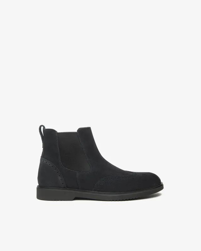 NeroGiardini Chelsea Homme Cuir Velours Bottines