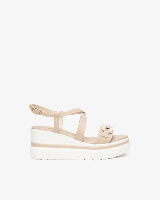 Nerogiardini Sandales Femme Cuir Confort Été