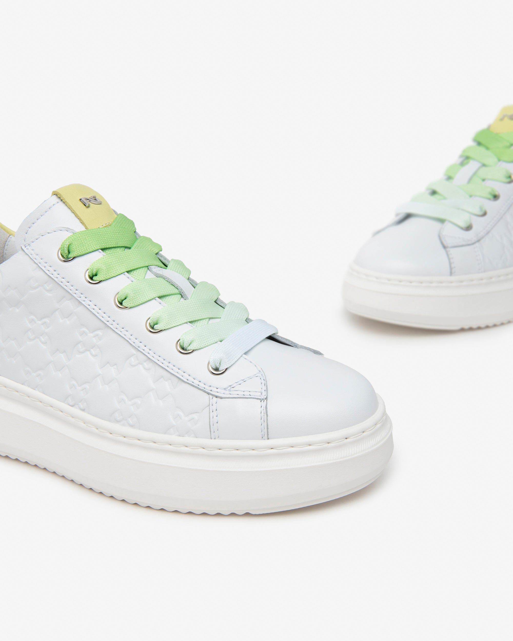 Nerogiardini Sneakers Cuir Femme Made Italy