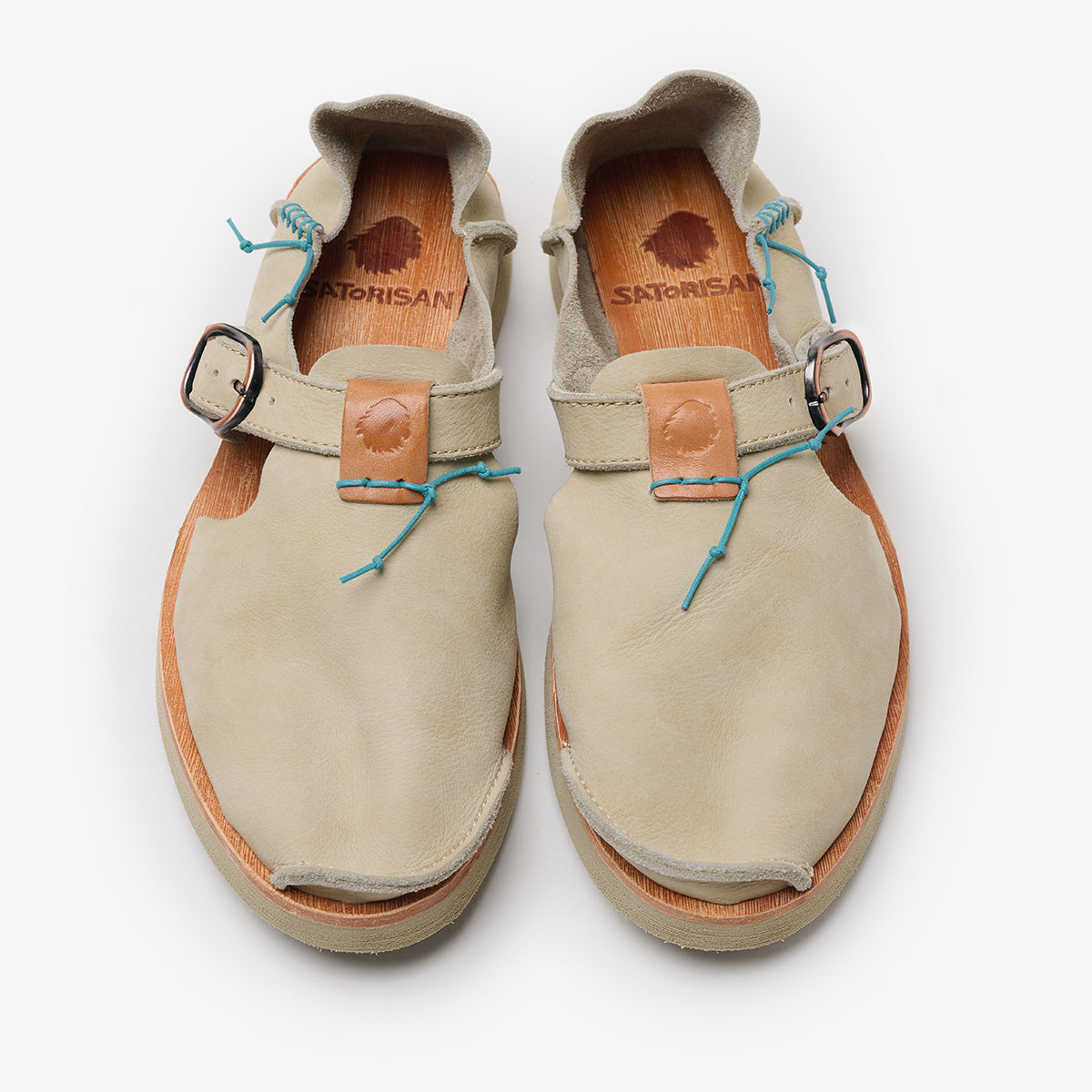Satorisan Benirras Premium sandales cuir vert