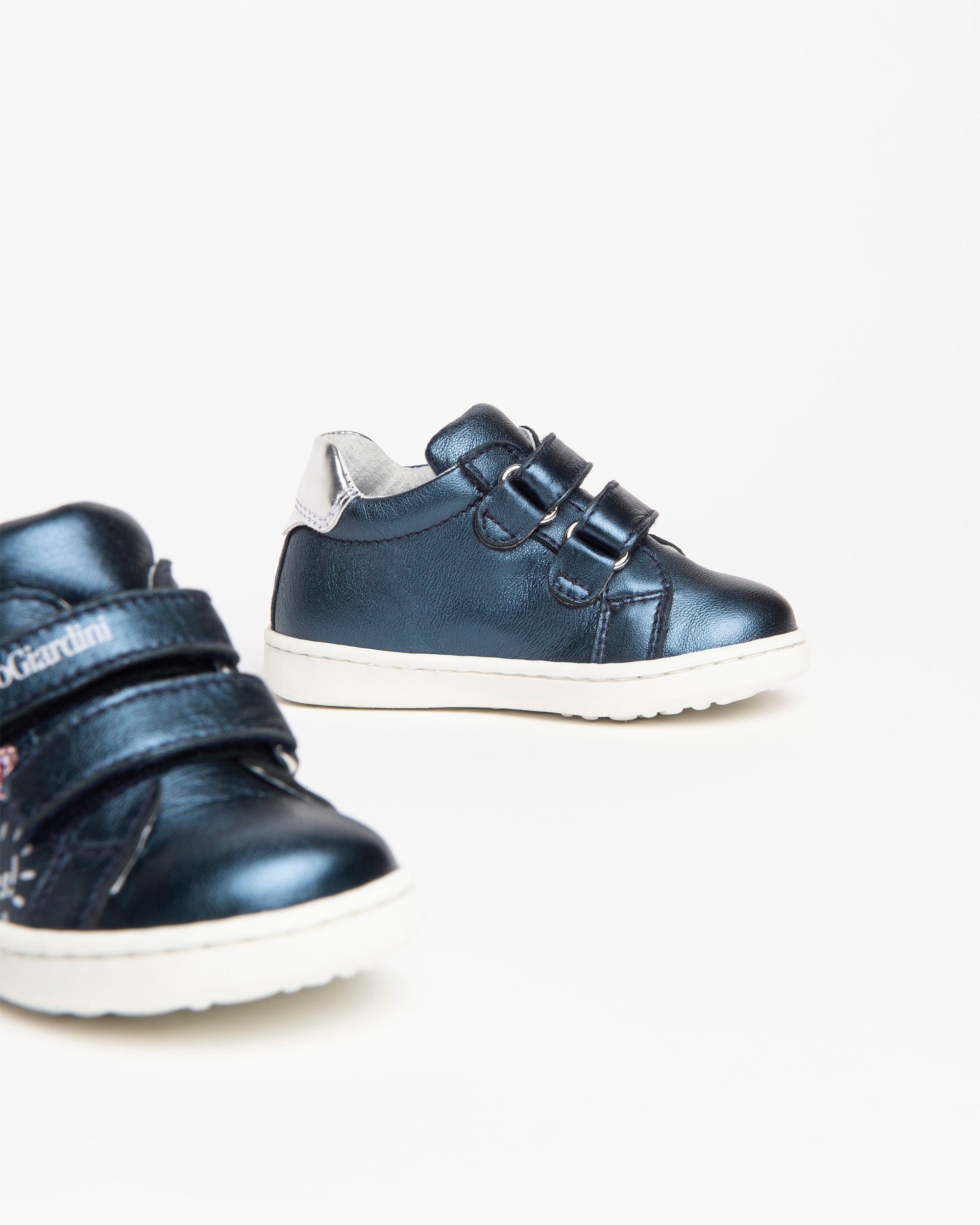 NeroGiardini Sneakers Baby Fille Cuir Lamé Scratch 22