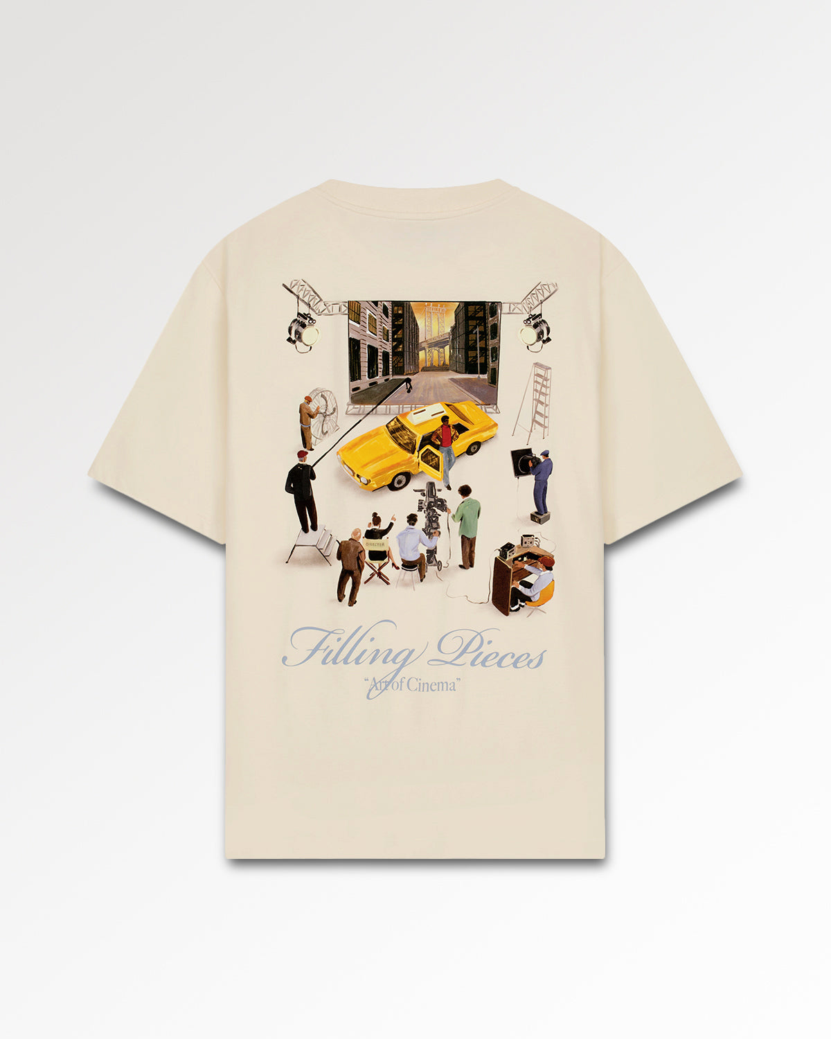 Filling Pieces T-Shirt Film Set tee-shirt blanc cassé coton bio