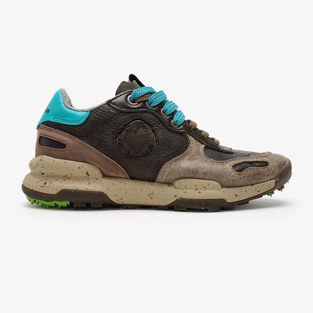 Satorisan Chacrona Pull Up baskets cuir homme Bitter Chocolate