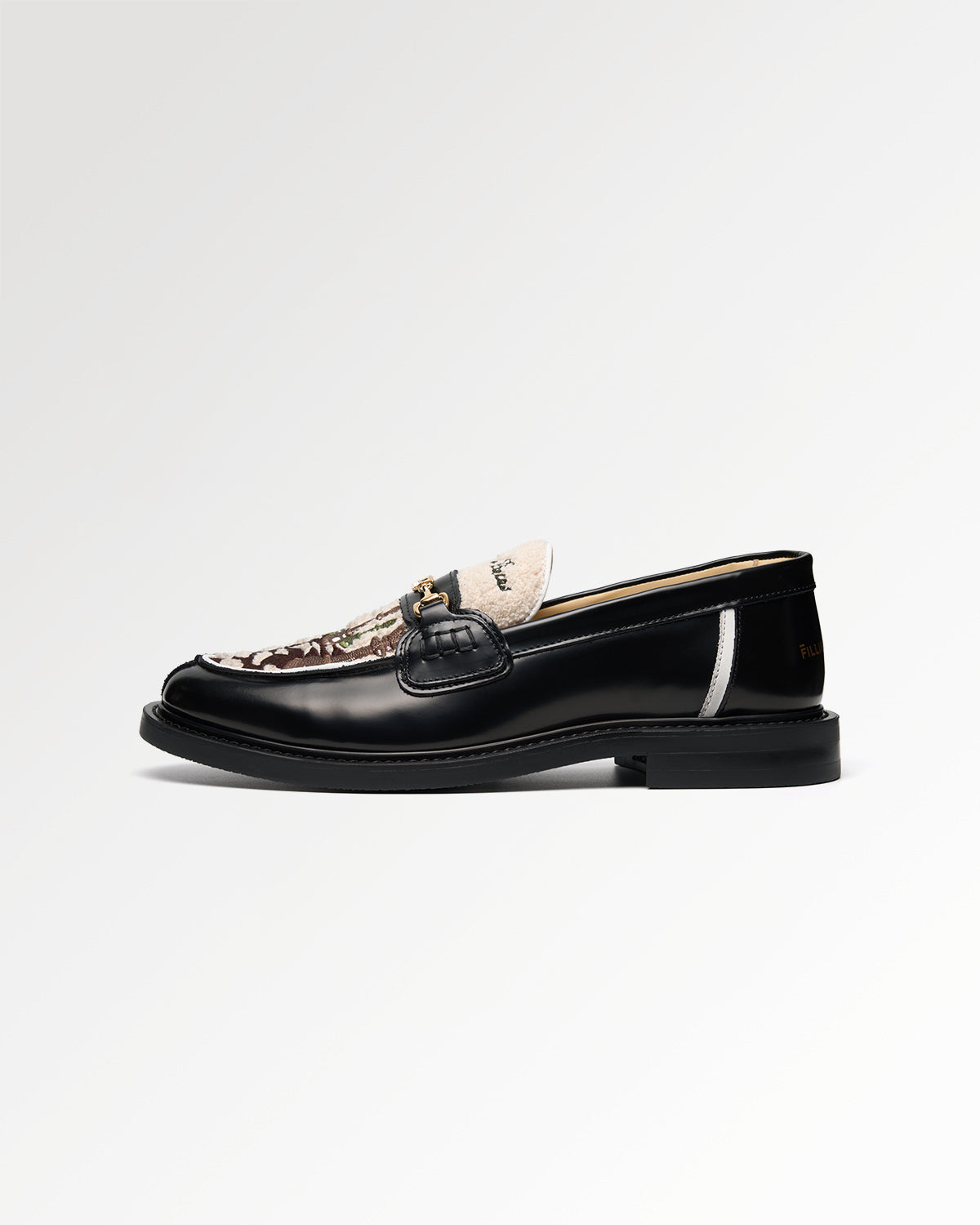 Filling Pieces Loafer Chess Mocassin cuir noir