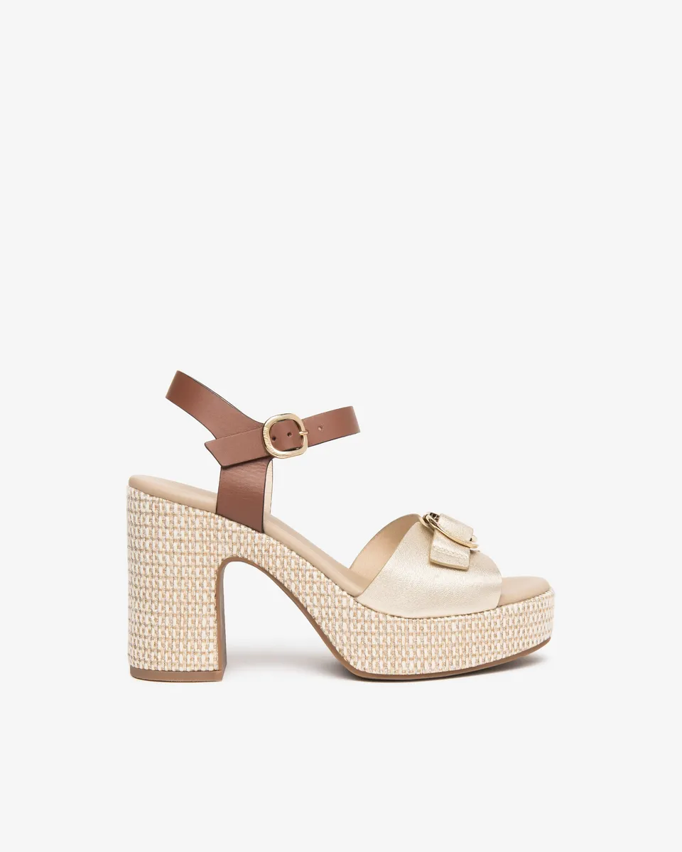 NeroGiardini Sandales Femme Cuir Made in Italy Confort
