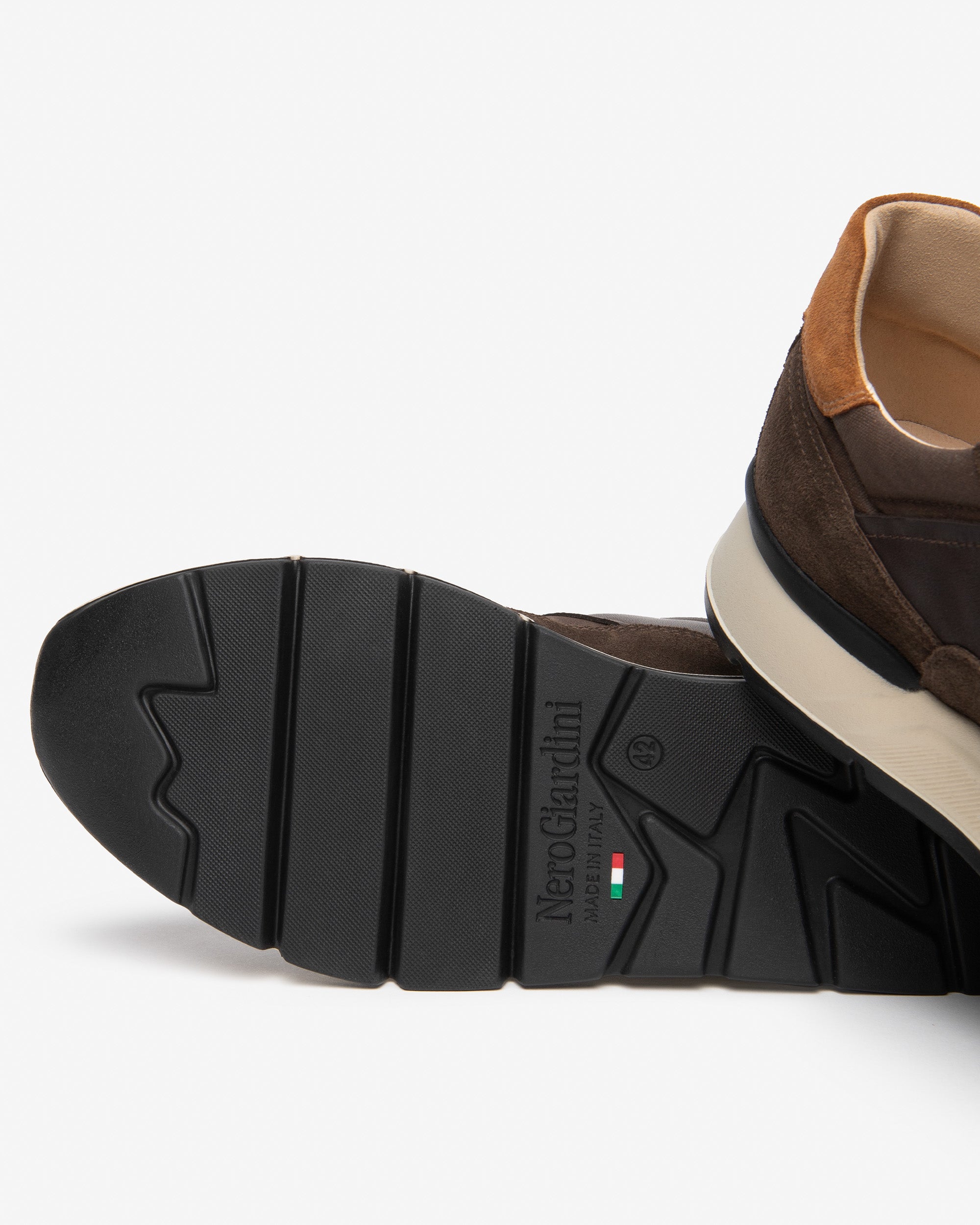 NeroGiardini Sneakers Homme Cuir Velours Toile Pointure 42