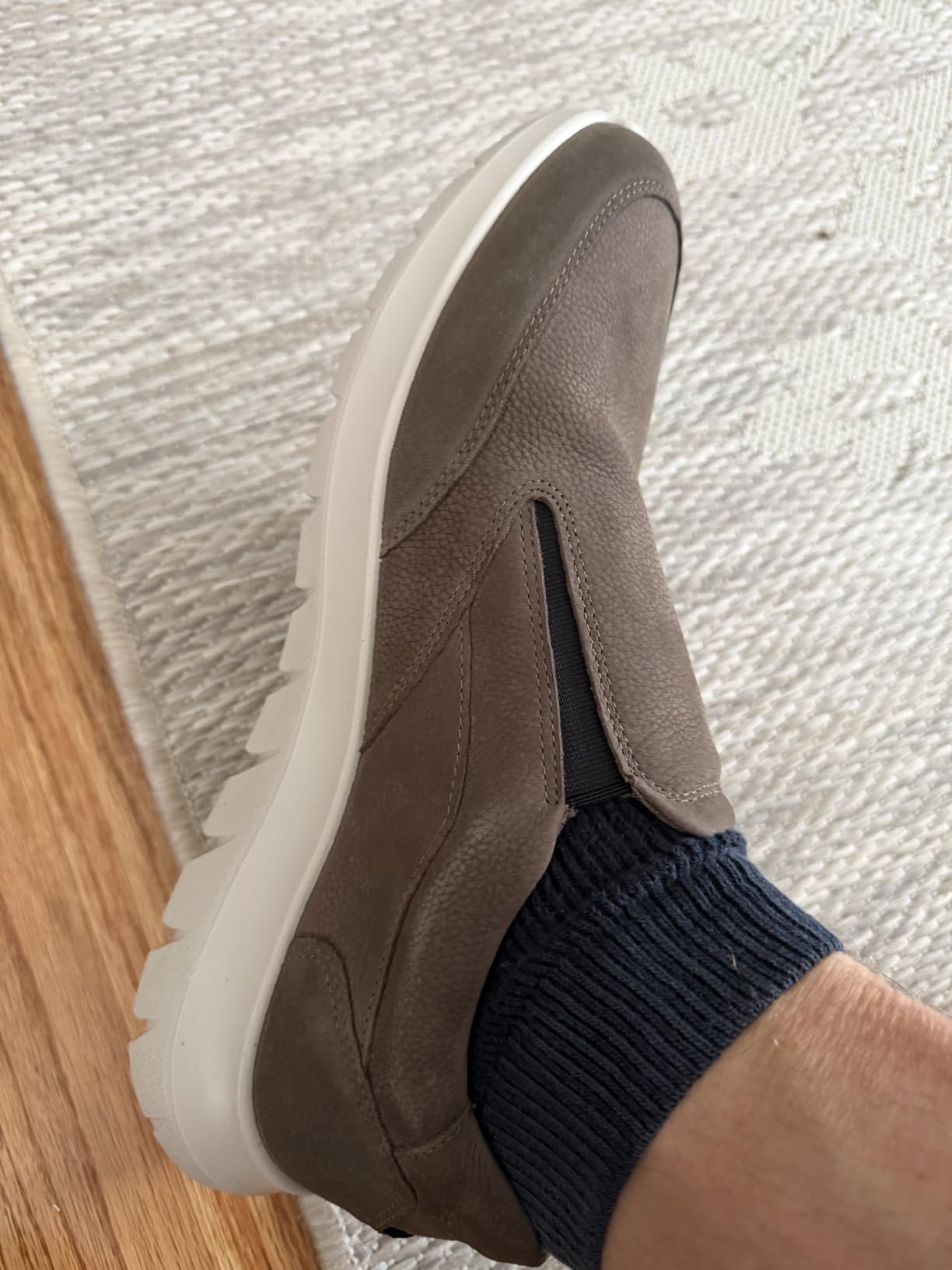ECCO City Stride Slip-on basket homme noir cuir