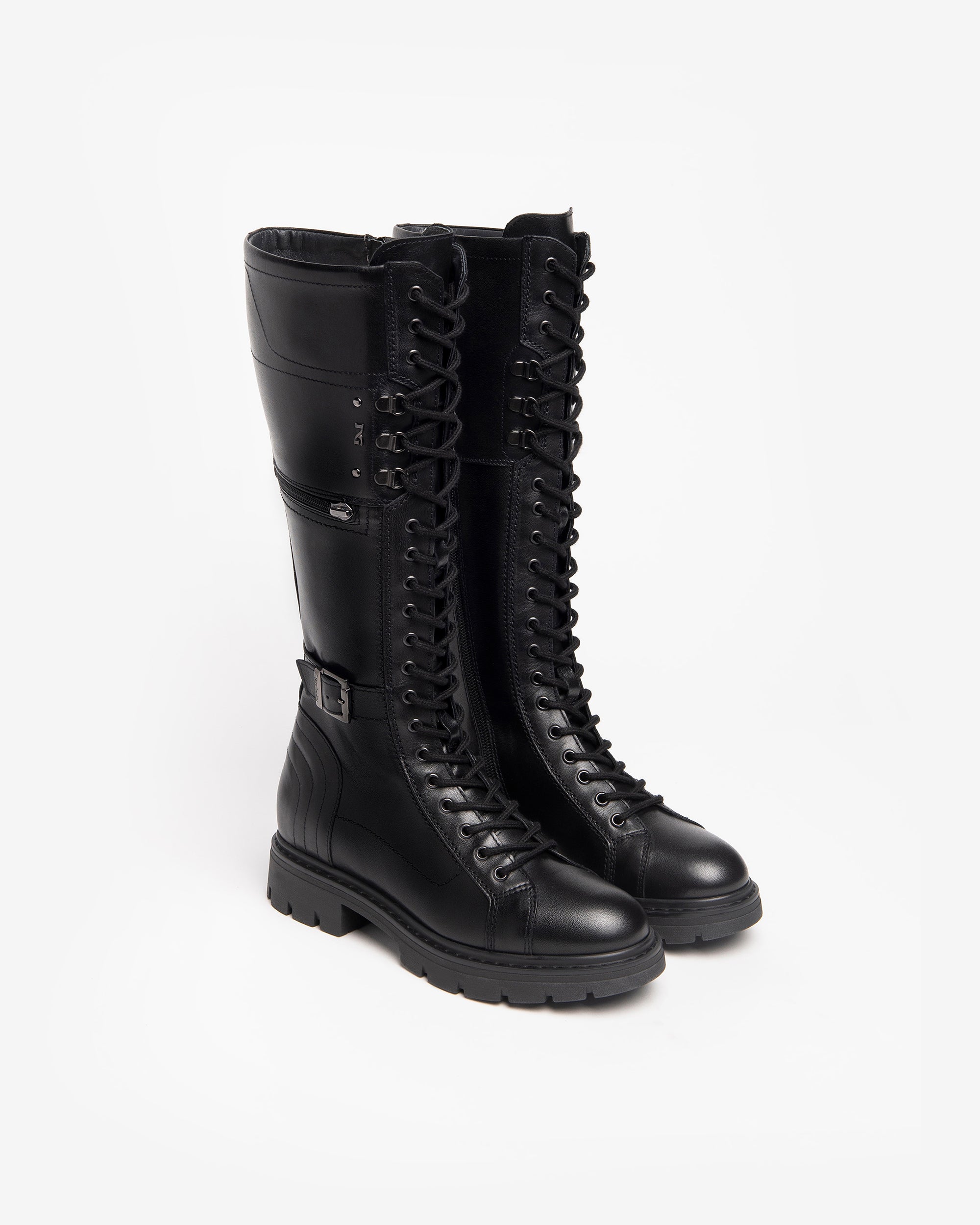 NeroGiardini Bottes Femme Cuir Confort