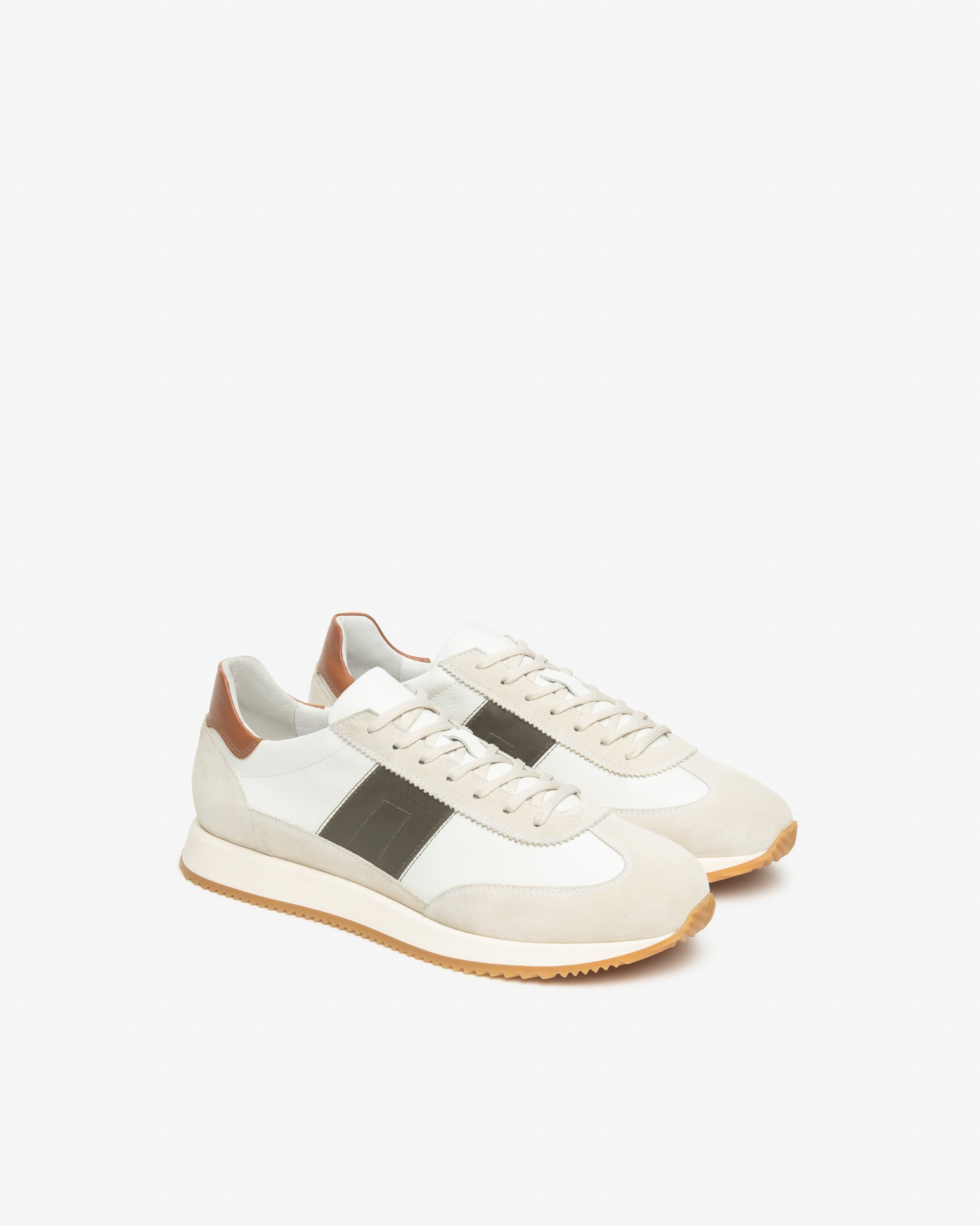 Nerogiardini Sneakers Homme Cuir Velours Ville