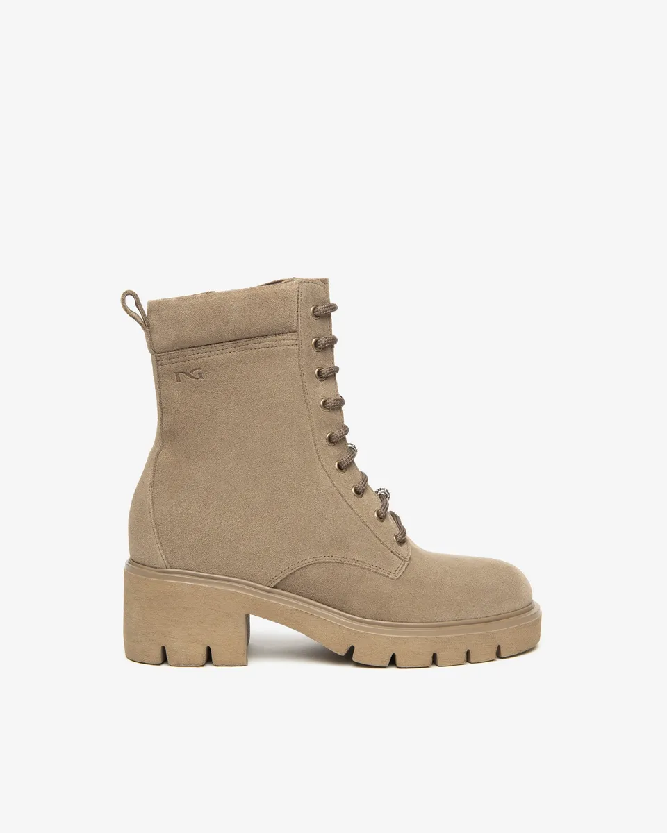 NeroGiardini Bottines Motardes Femme Cuir Velours Pointure 38