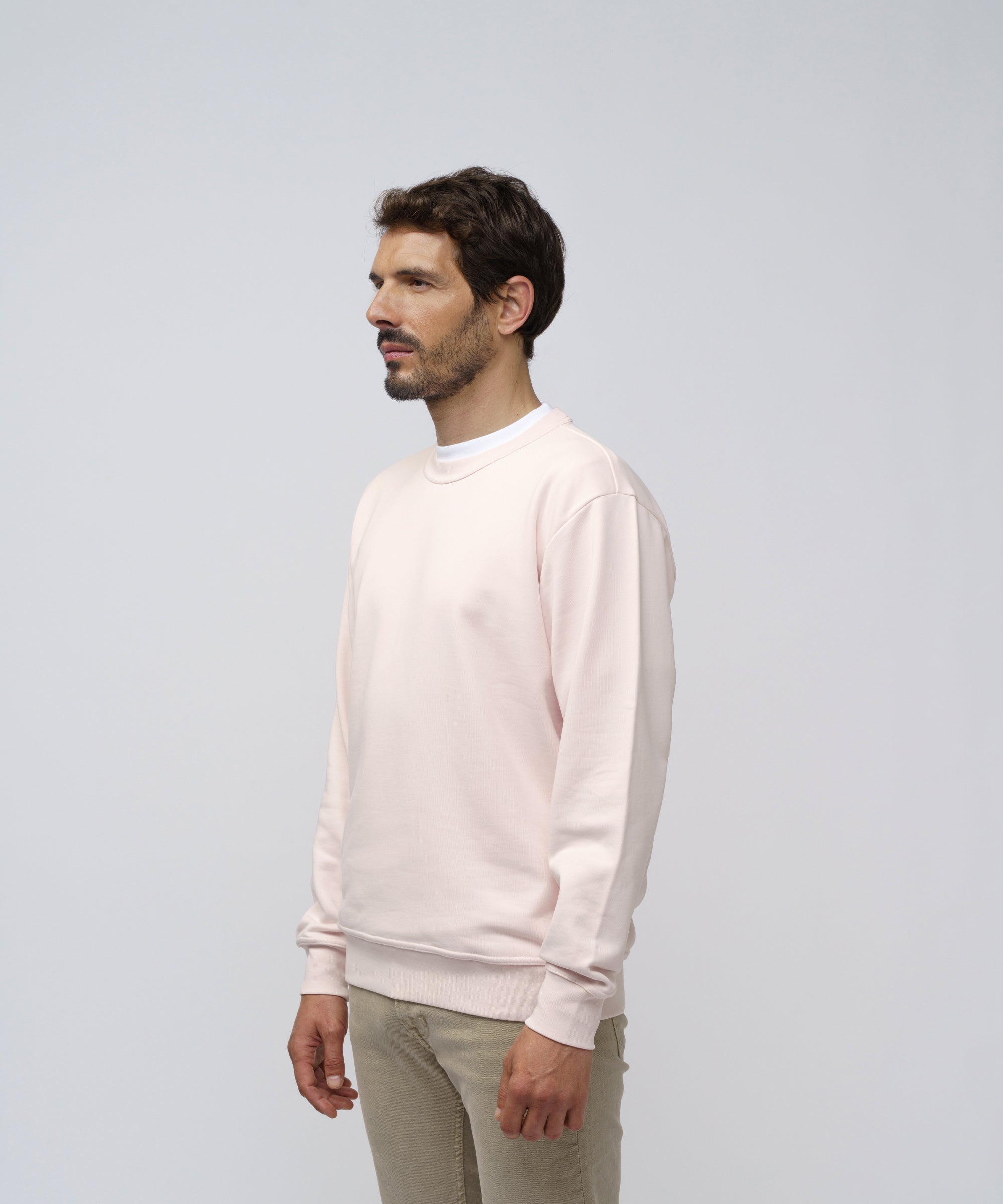 JAK Sweatshirt 01 sweatshirt Mauve coton bio 360 g