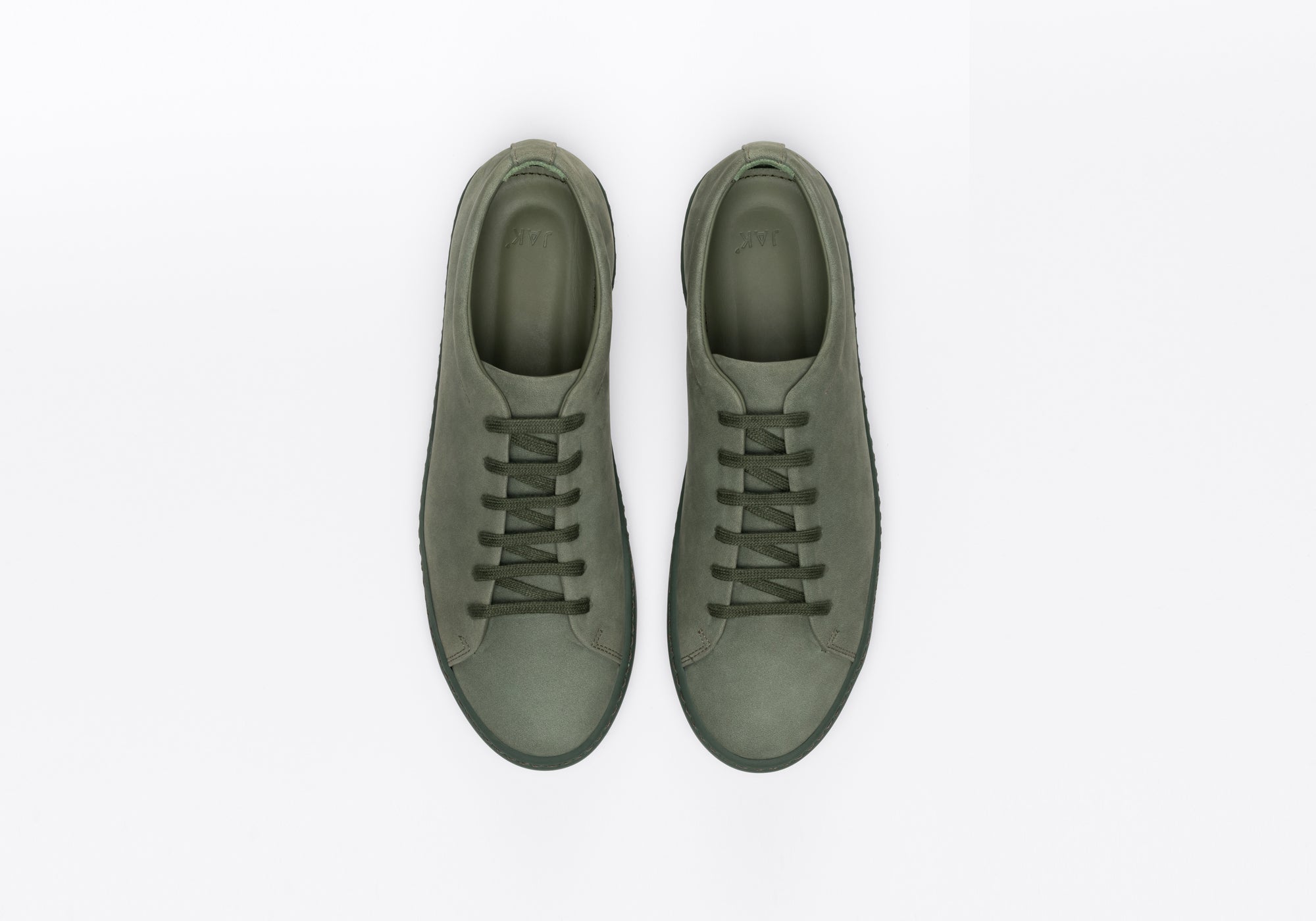 JAK Royal Nubuck baskets nubuck vert bouteille 39