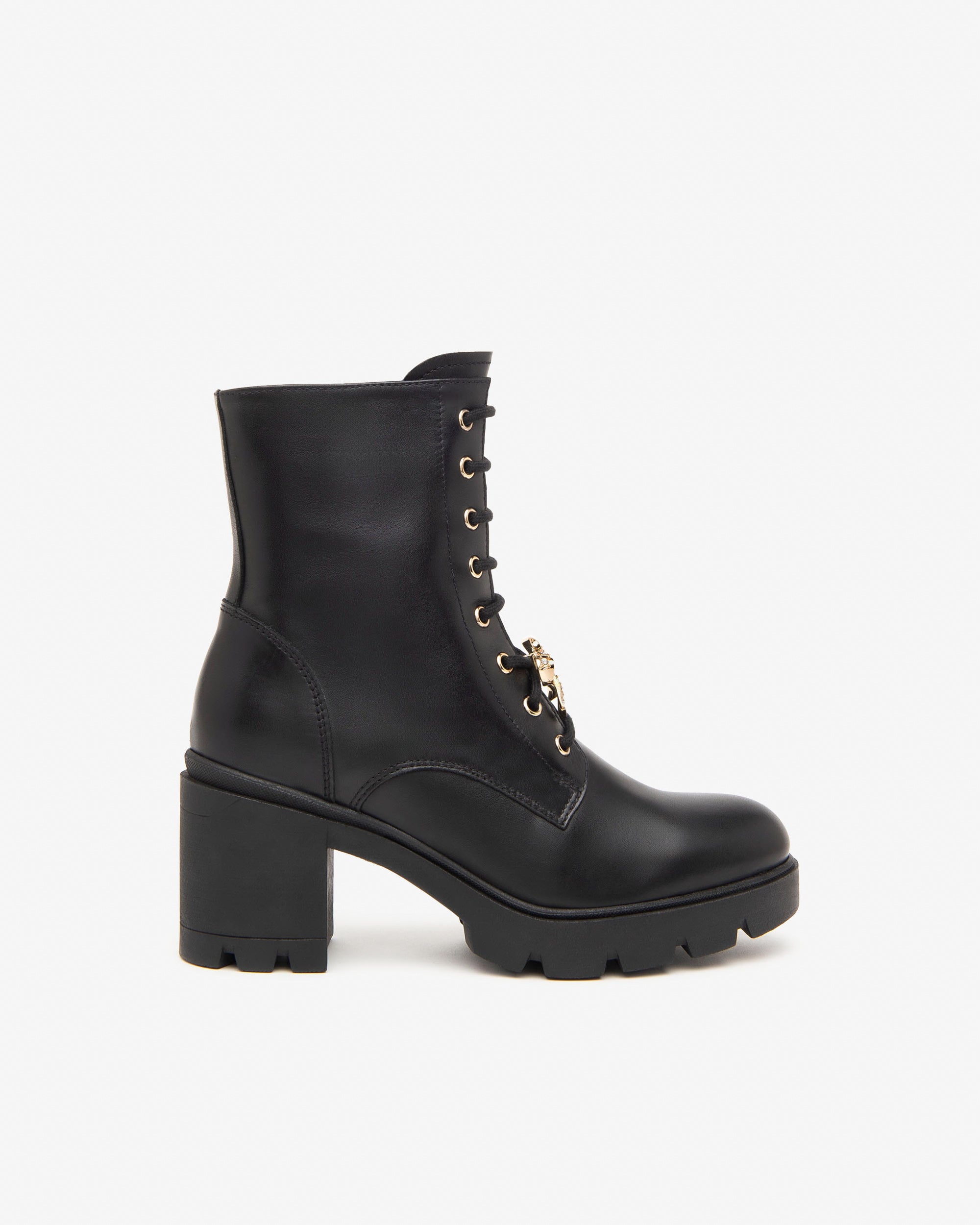 NeroGiardini Bottines Motardes Femme en Cuir Hiver