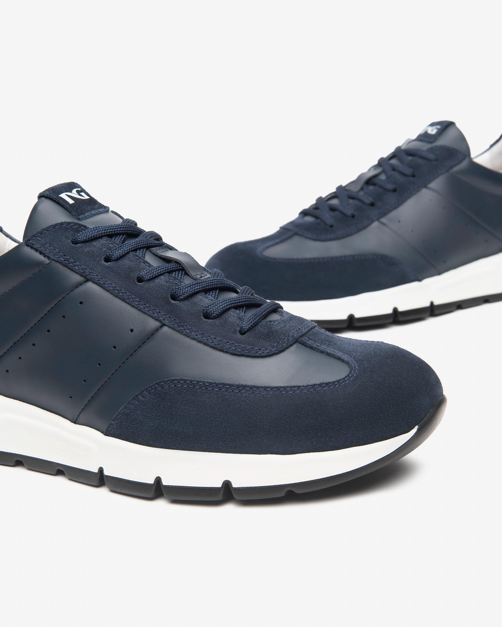 Nerogiardini Sneakers Homme Cuir Velours