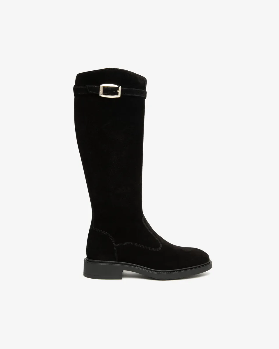 NeroGiardini Bottes Femme Cuir Velours Hiver