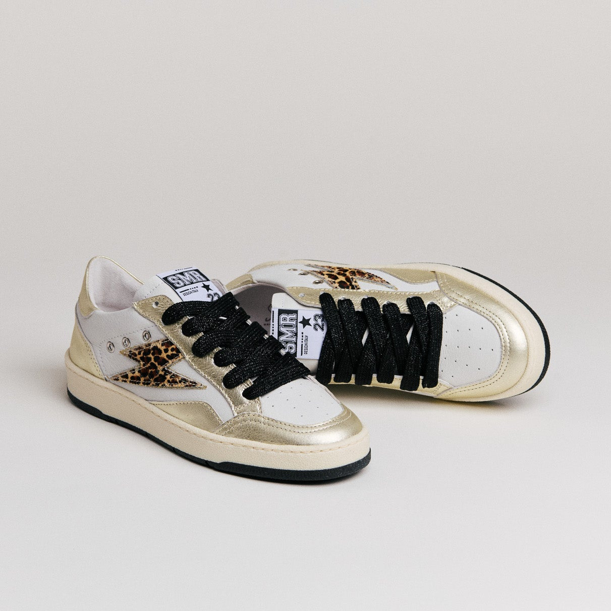 SMR Dany C838 baskets blanc pointure 38 léopard