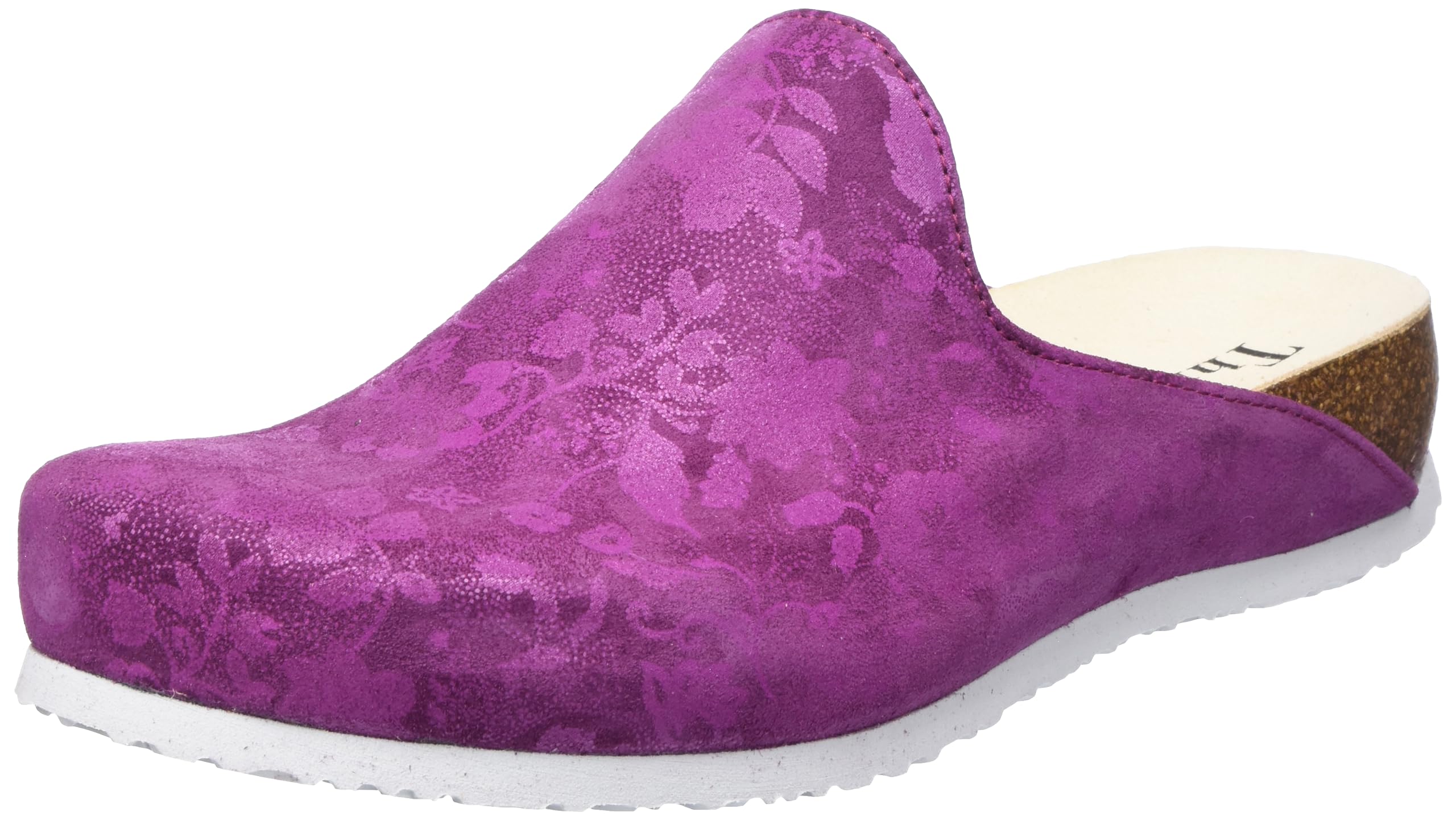 Think Julia mules femme noir cuir liège