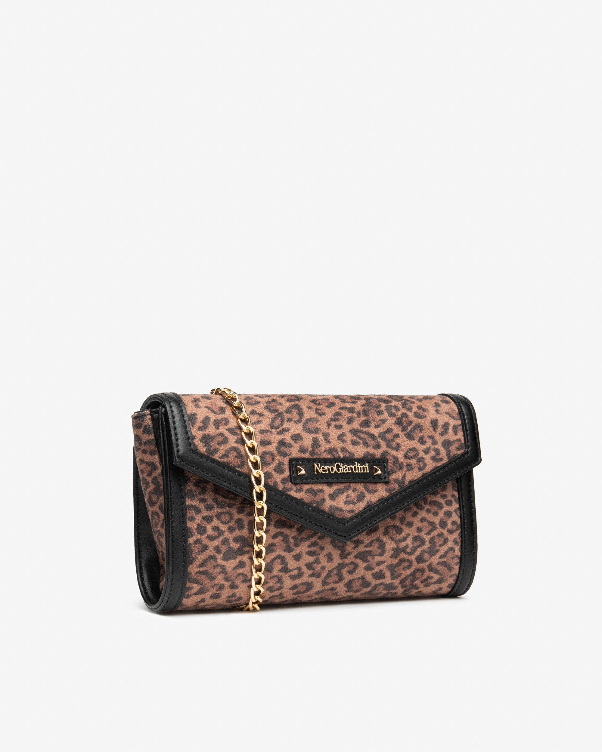 NeroGiardini Sacs Pochette Femme Velours Animalier PZ