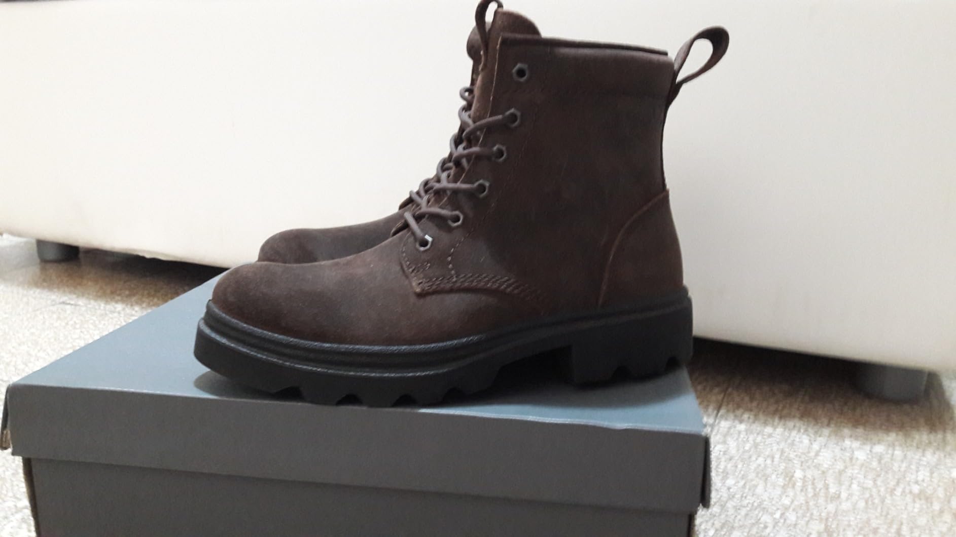 ECCO Grainer Boots Homme 46 EU Noir Imperméable