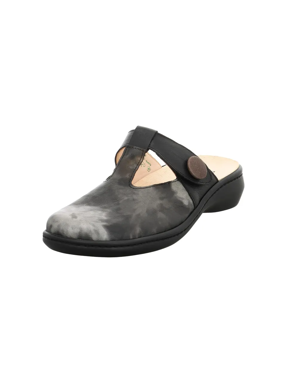 Think Camilla mule femme noir doublure cuir