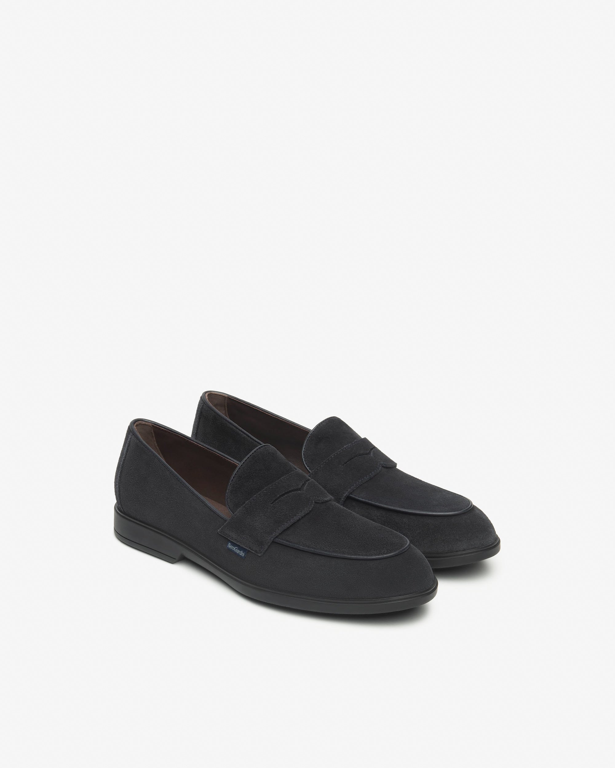 NeroGiardini Mocassins Homme Cuir Velours
