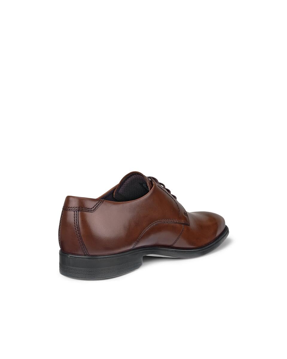 ECCO Derby Homme Cuir Noir 43 EU Confort Ville