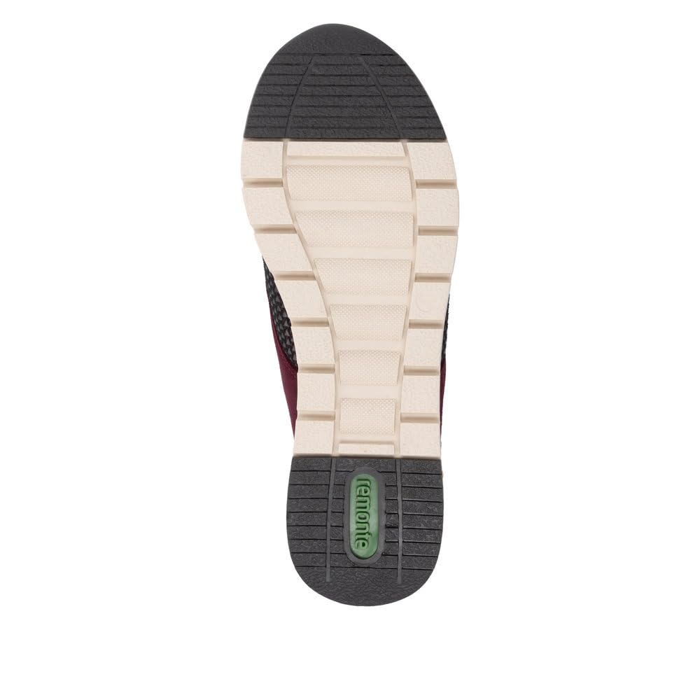Remonte R6714 baskets femme Rouge stretch largeur confort