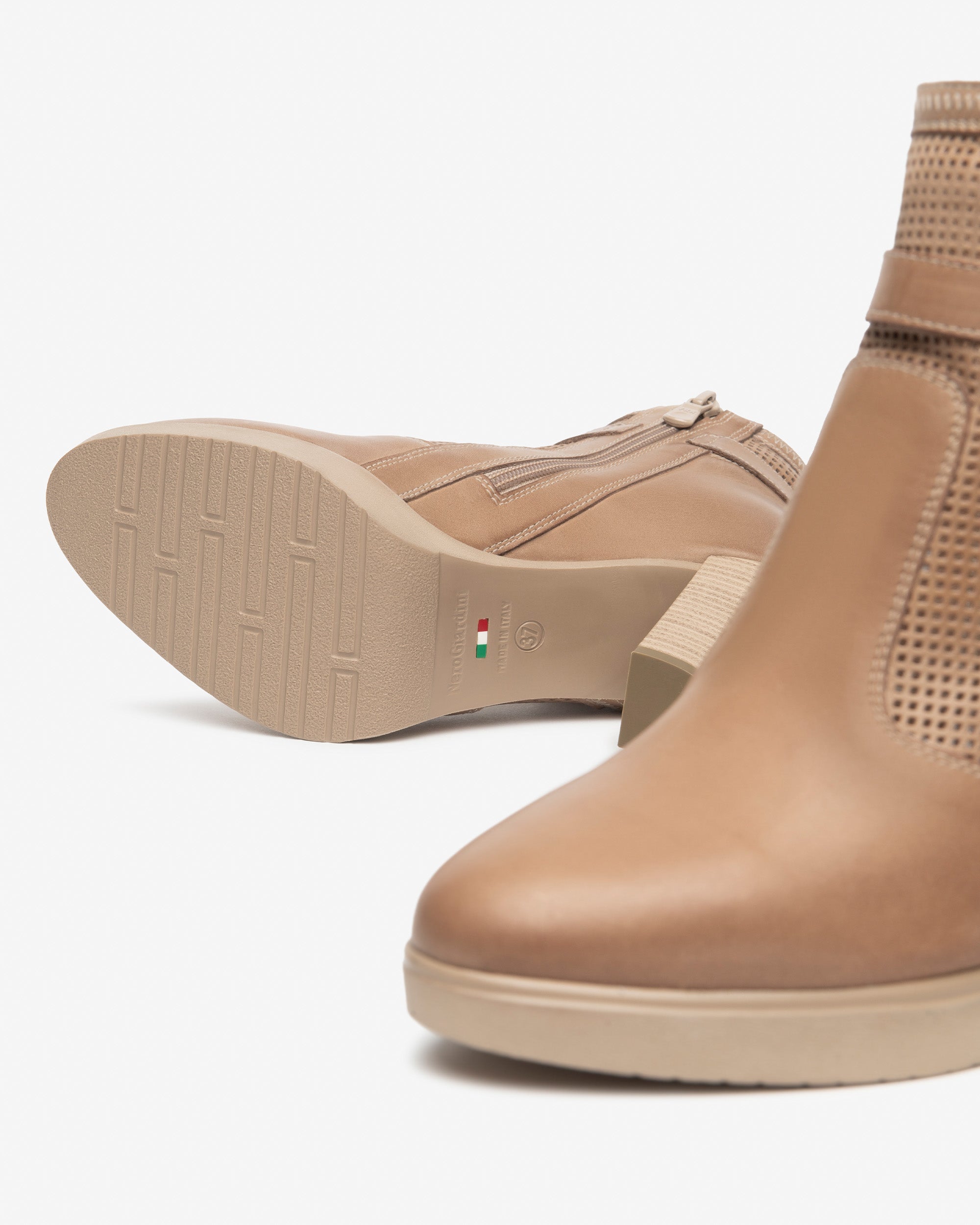 NeroGiardini Bottines Femme Cuir Confort Ville 38