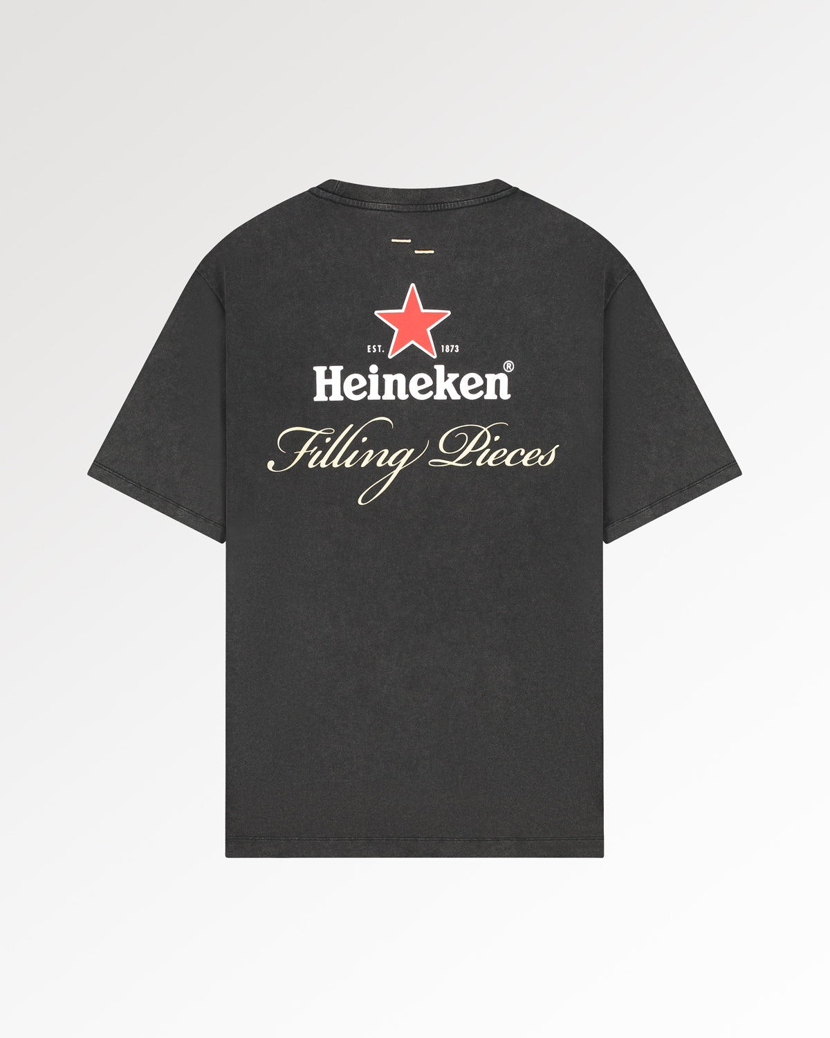 Filling Pieces Heineken Logo t-shirt noir coton bio