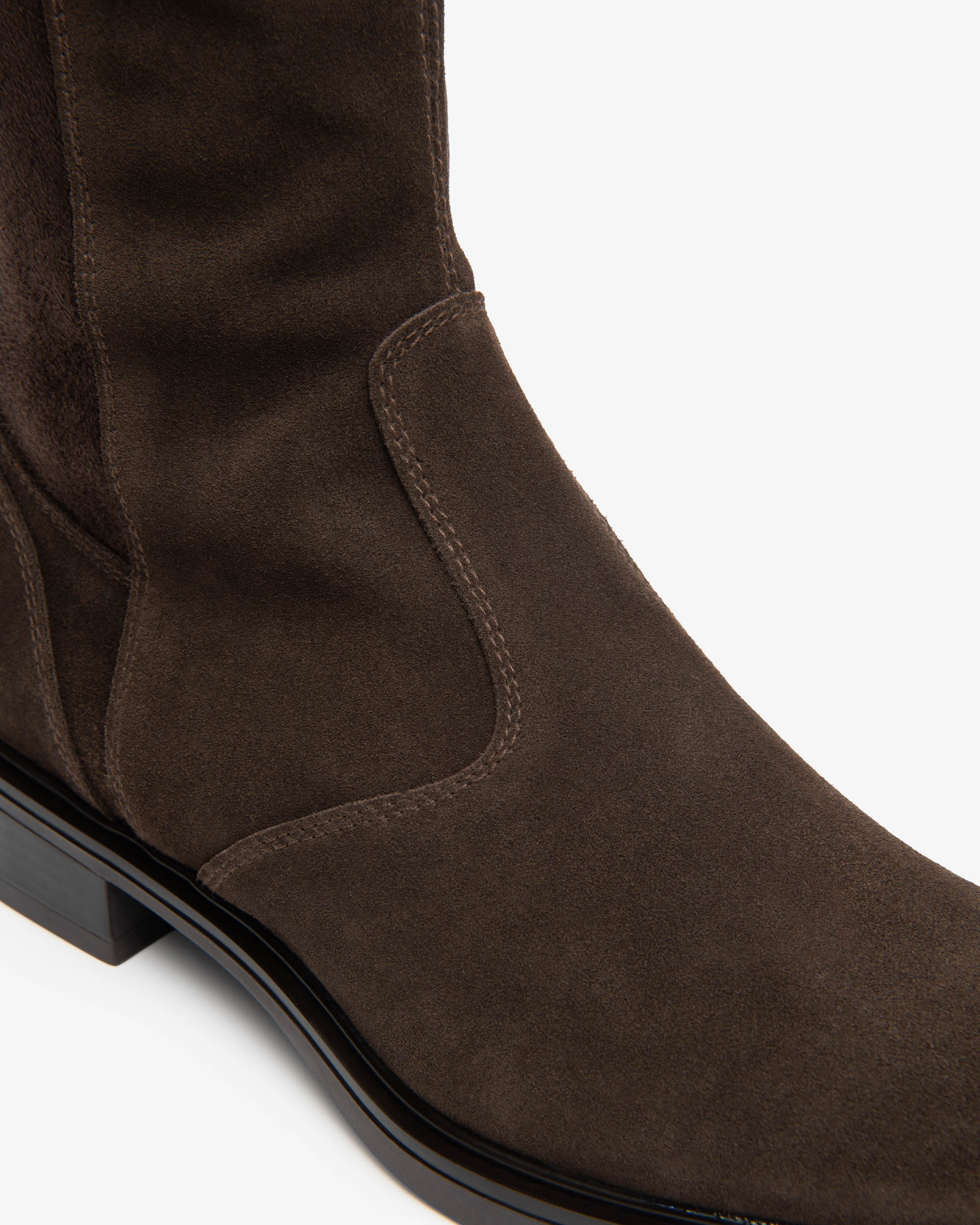 NeroGiardini Bottes Femme Daim Zip Talon 30 mm