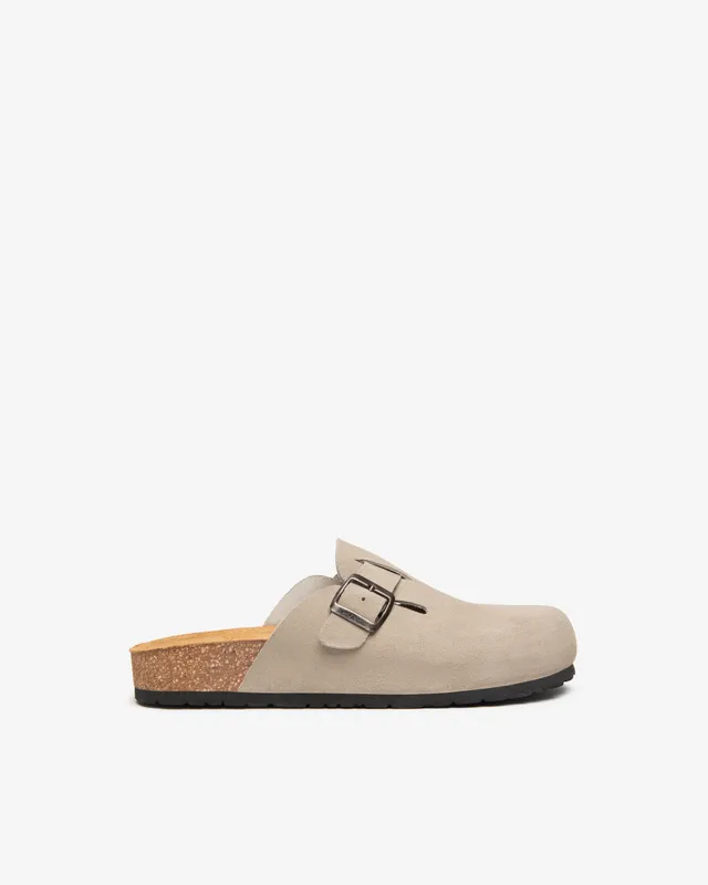 Nerogiardini Mules Homme Cuir Velours Confort