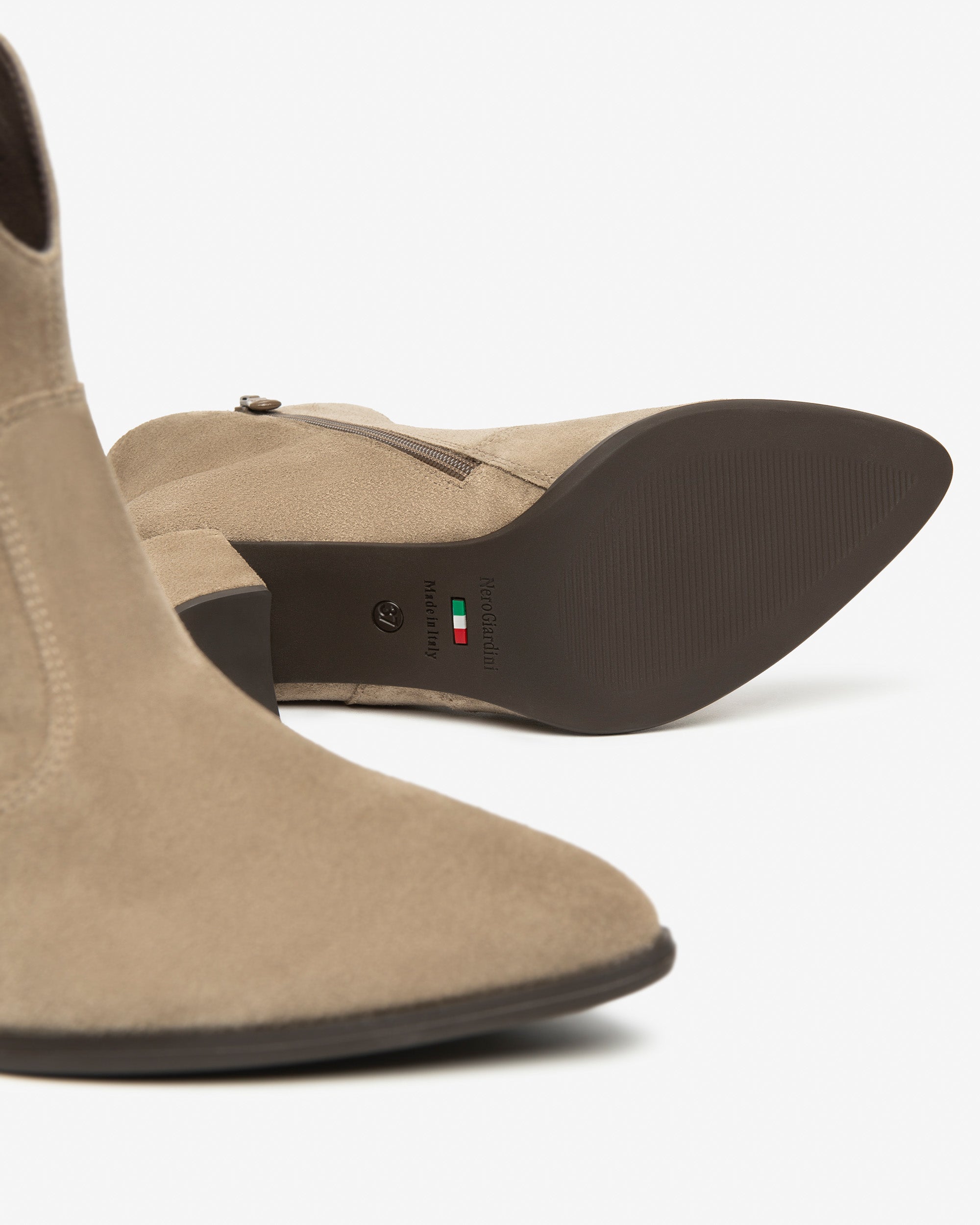 NeroGiardini Bottines Femme Cuir Velours Hiver Confort
