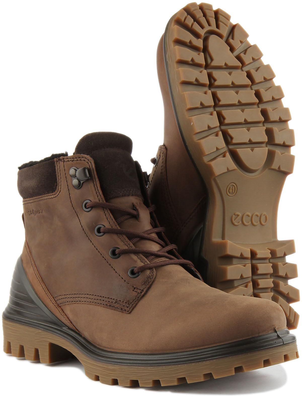 ECCO Tredtray Mocassins Homme Nubuck Marron