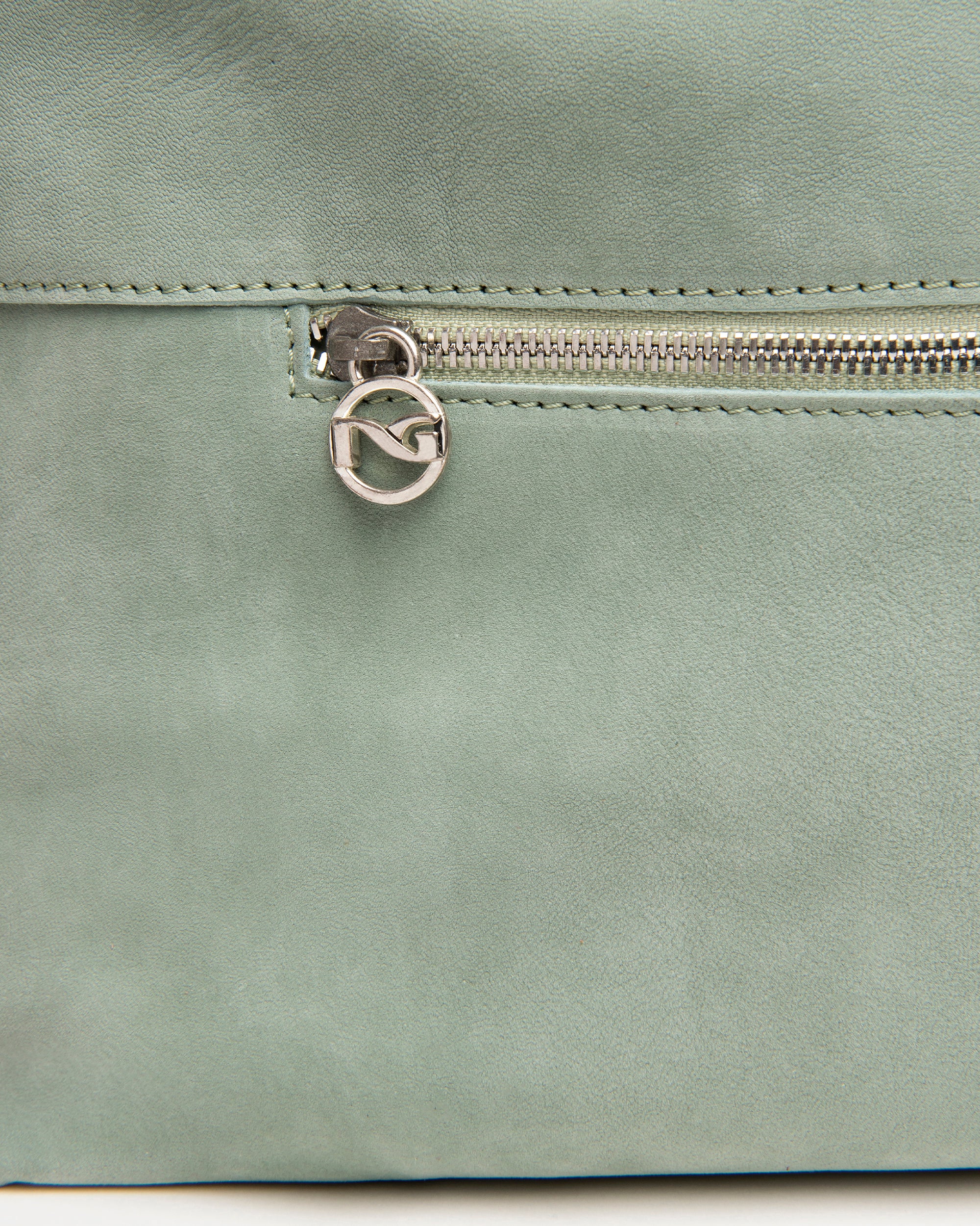 NeroGiardini Tote Bag Femme Cuir Velours Italie