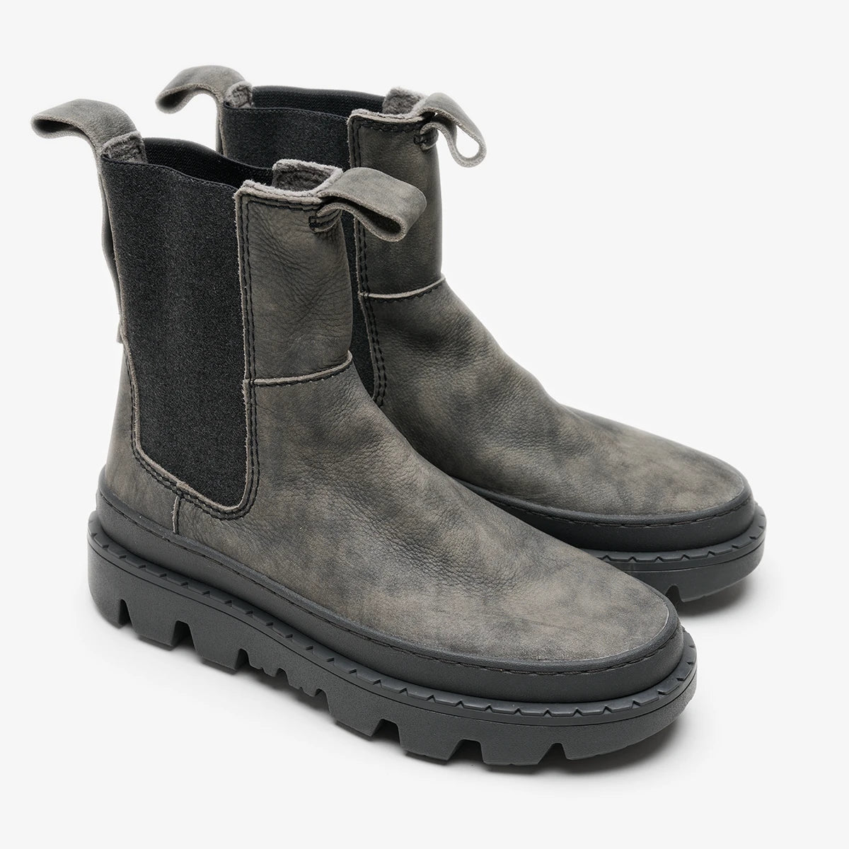 Satorisan Unalome Elastics Premium boots cuir noir