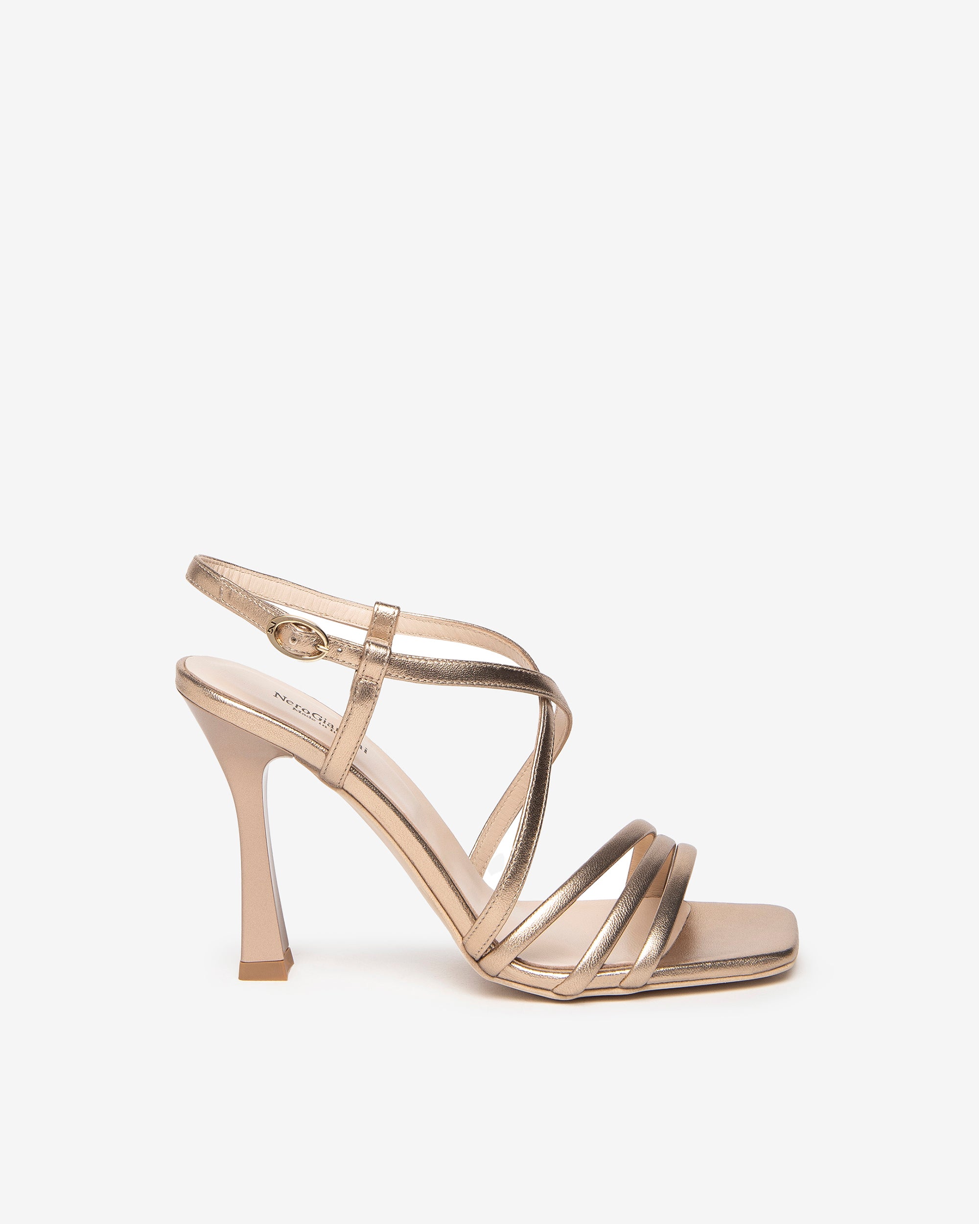 Nerogiardini Sandales Femme Cuir Fabriqué Italie