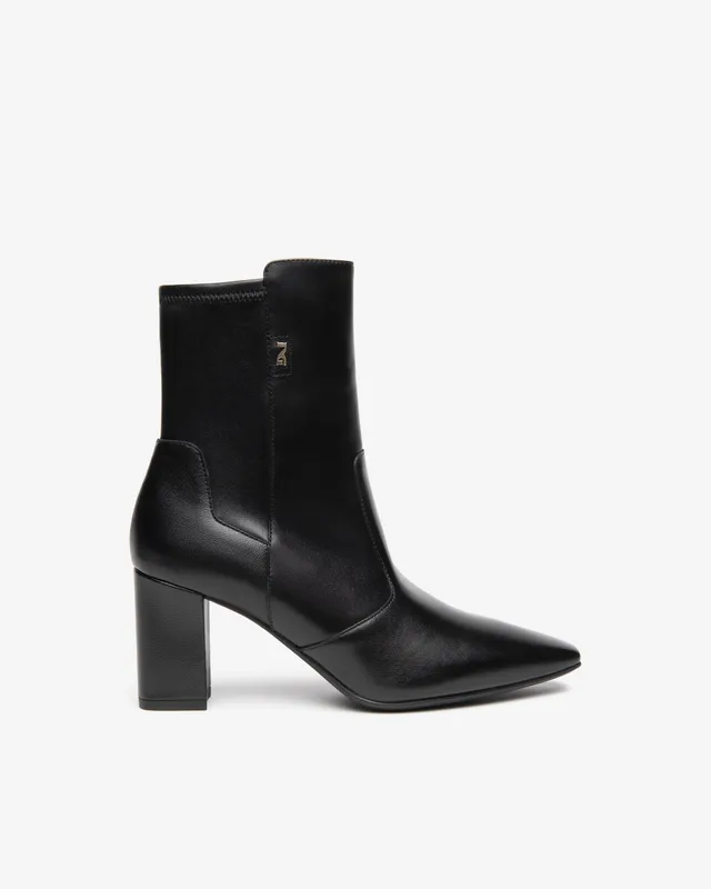 NeroGiardini Bottines Femme Cuir Talon 75 mm Zip