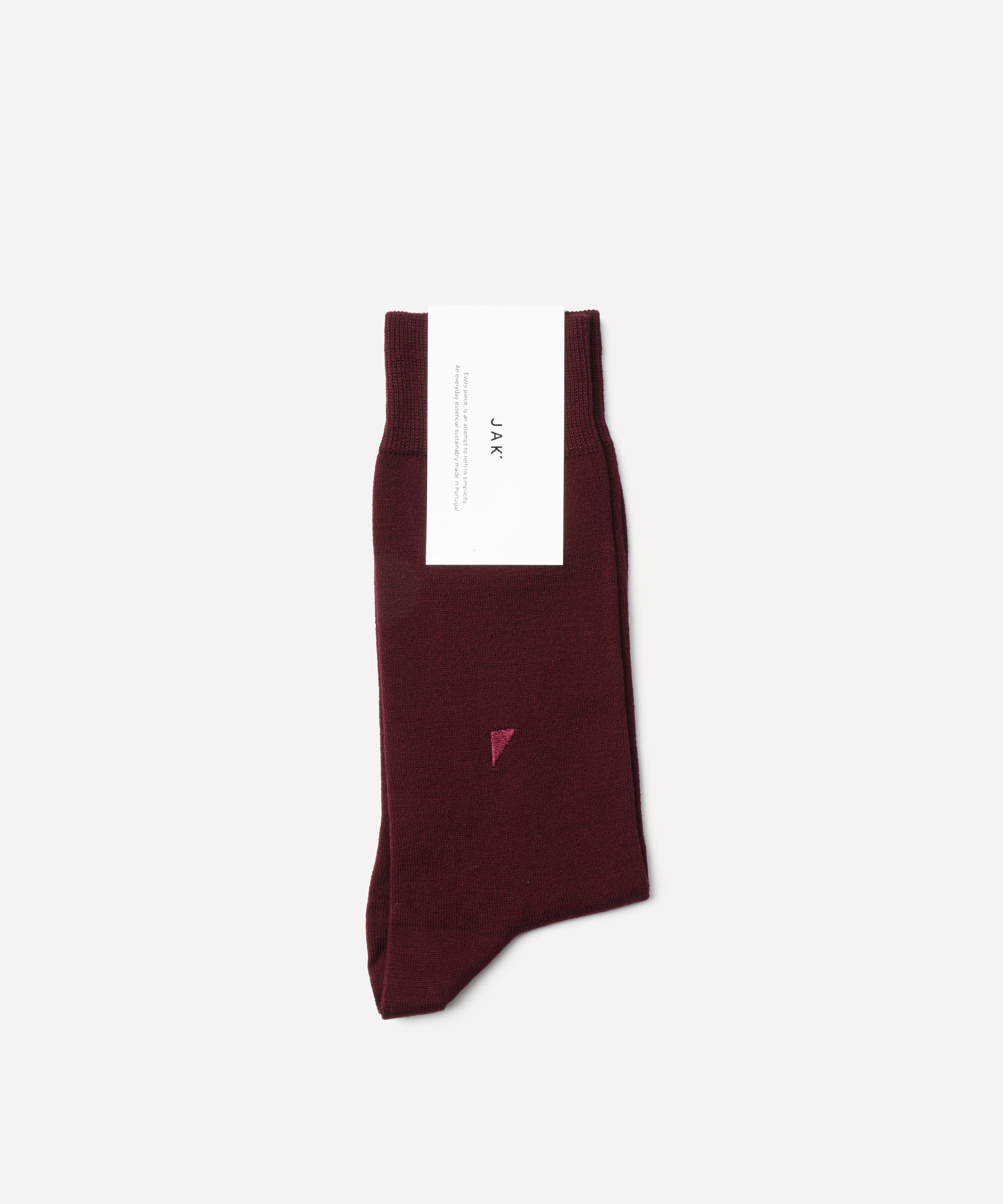 JAK Cotton Socks Vino chaussettes homme M bordeaux