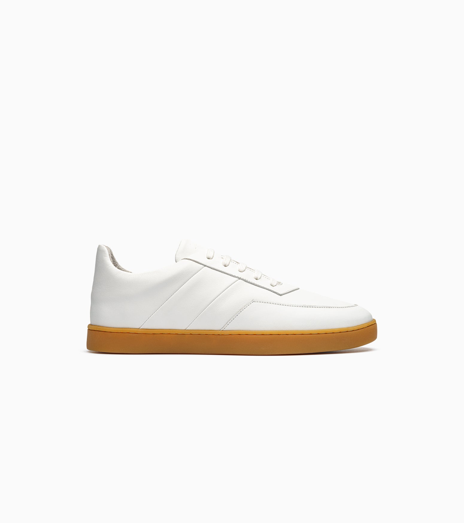JAK Atlas Low II Tan White sneakers cuir