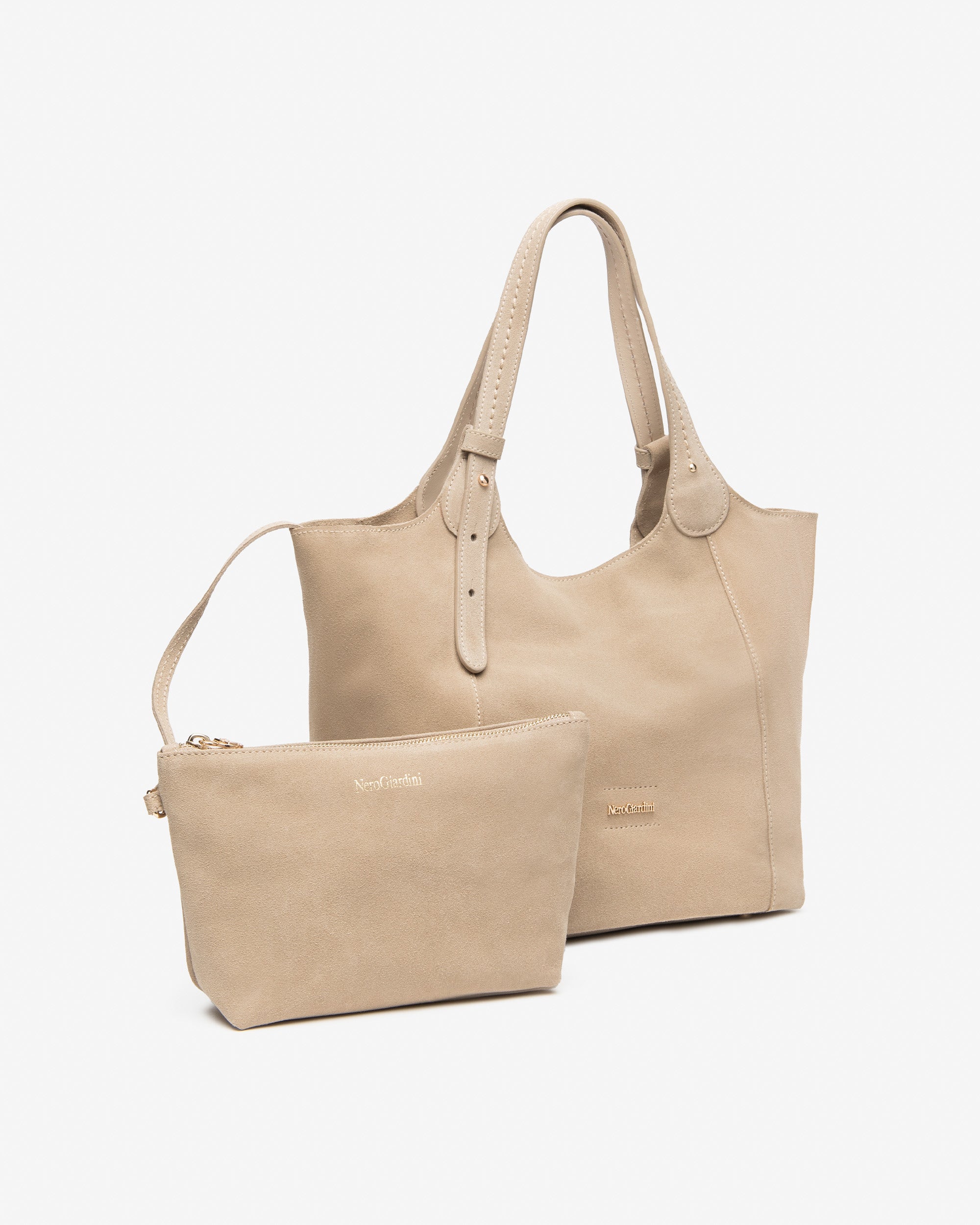 NeroGiardini Sacs Cabas Femme Cuir Velours PZ
