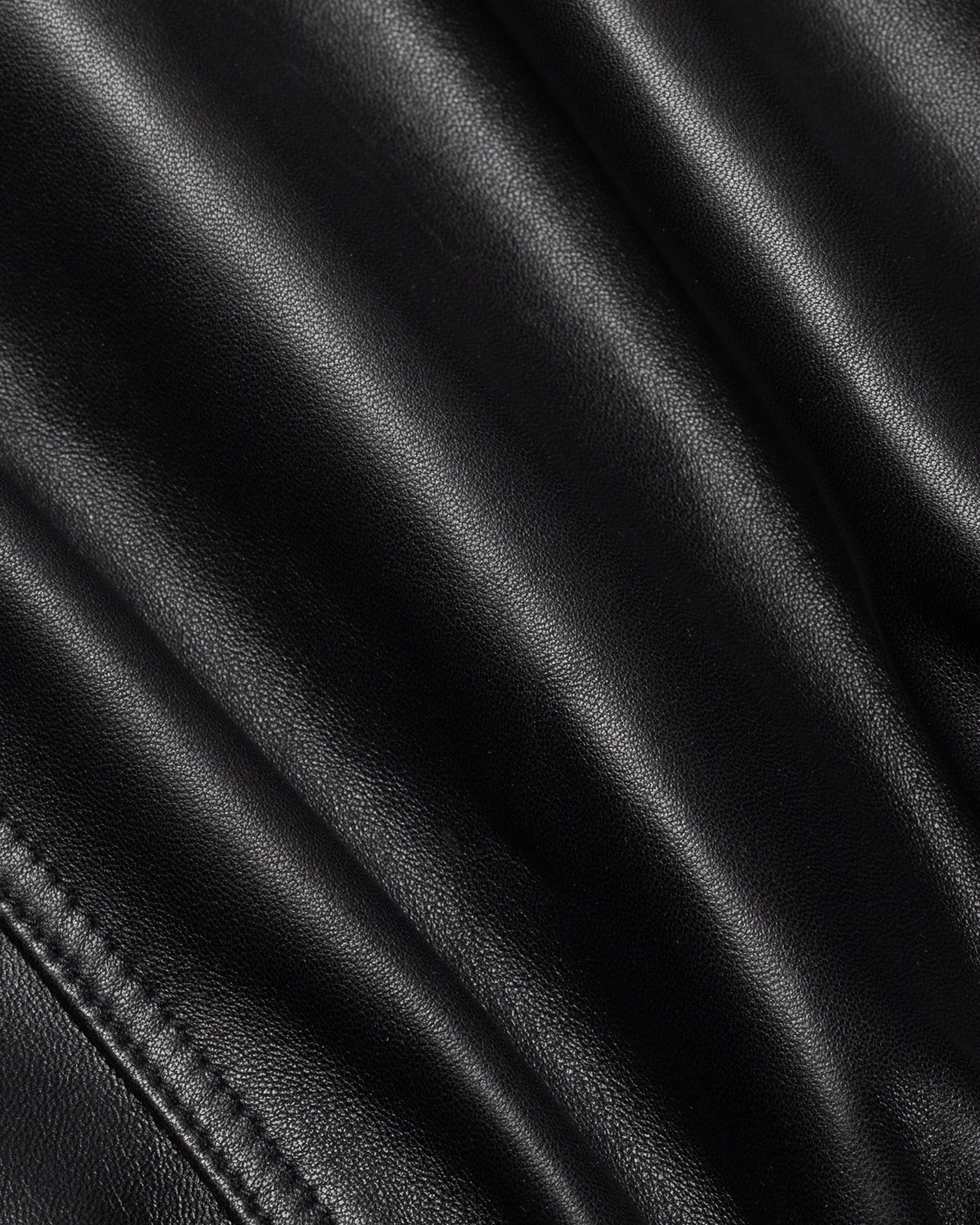 Filling Pieces Biker Jacket Shearling blouson noir shearling