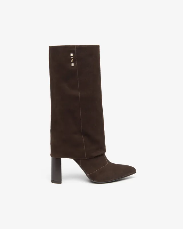 NeroGiardini Bottes Daim Femme Talon 95 mm 35-41