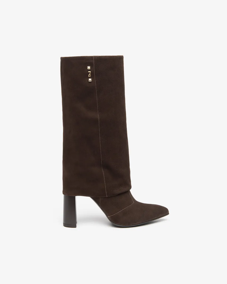 NeroGiardini Bottes Daim Femme Talon 95 mm 35-41
