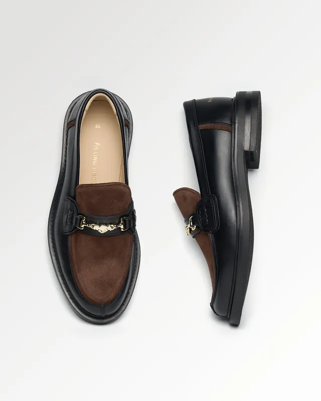 Filling Pieces Hazy mocassins marron cuir suède