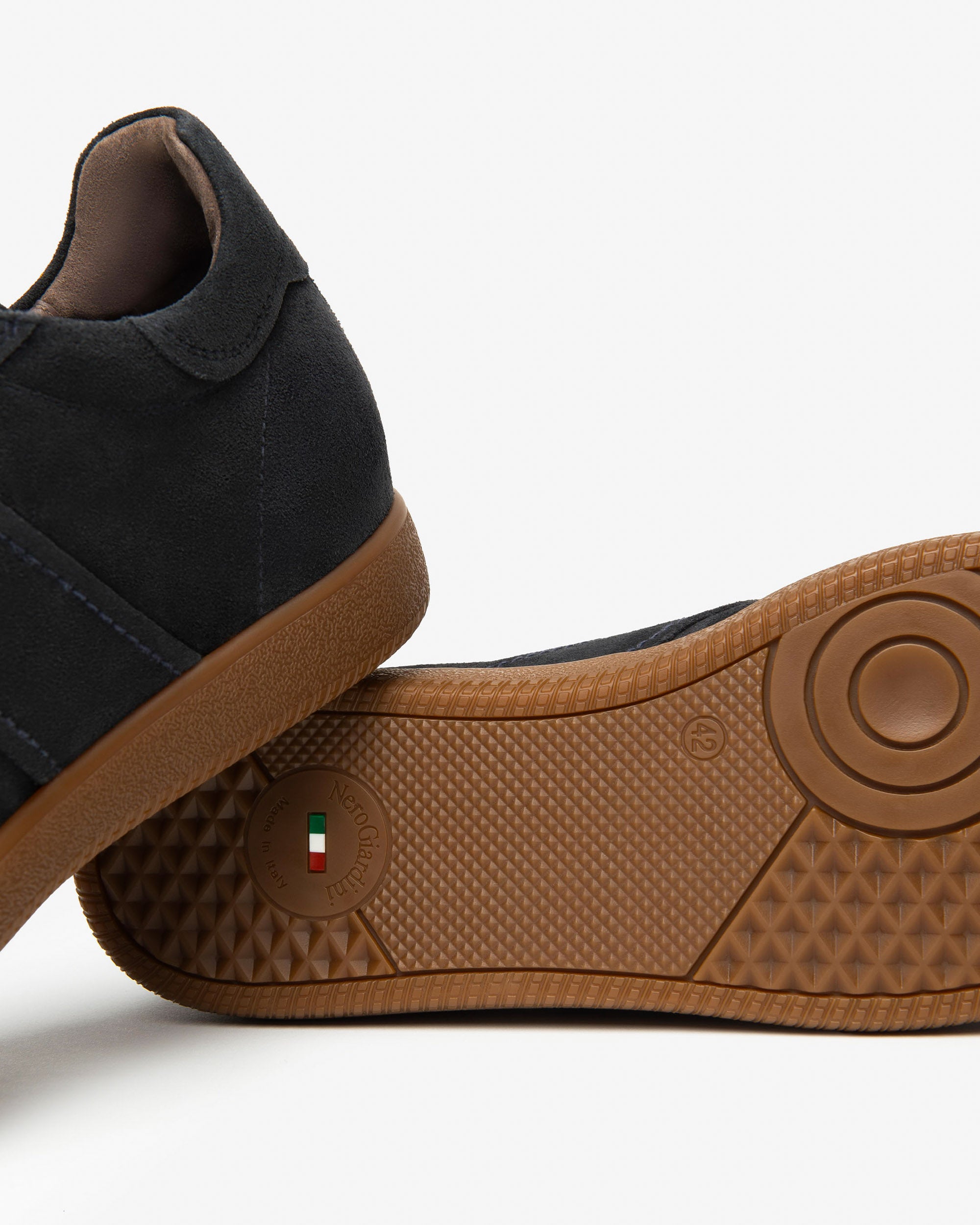 NeroGiardini Sneakers baskets cuir velours homme ville