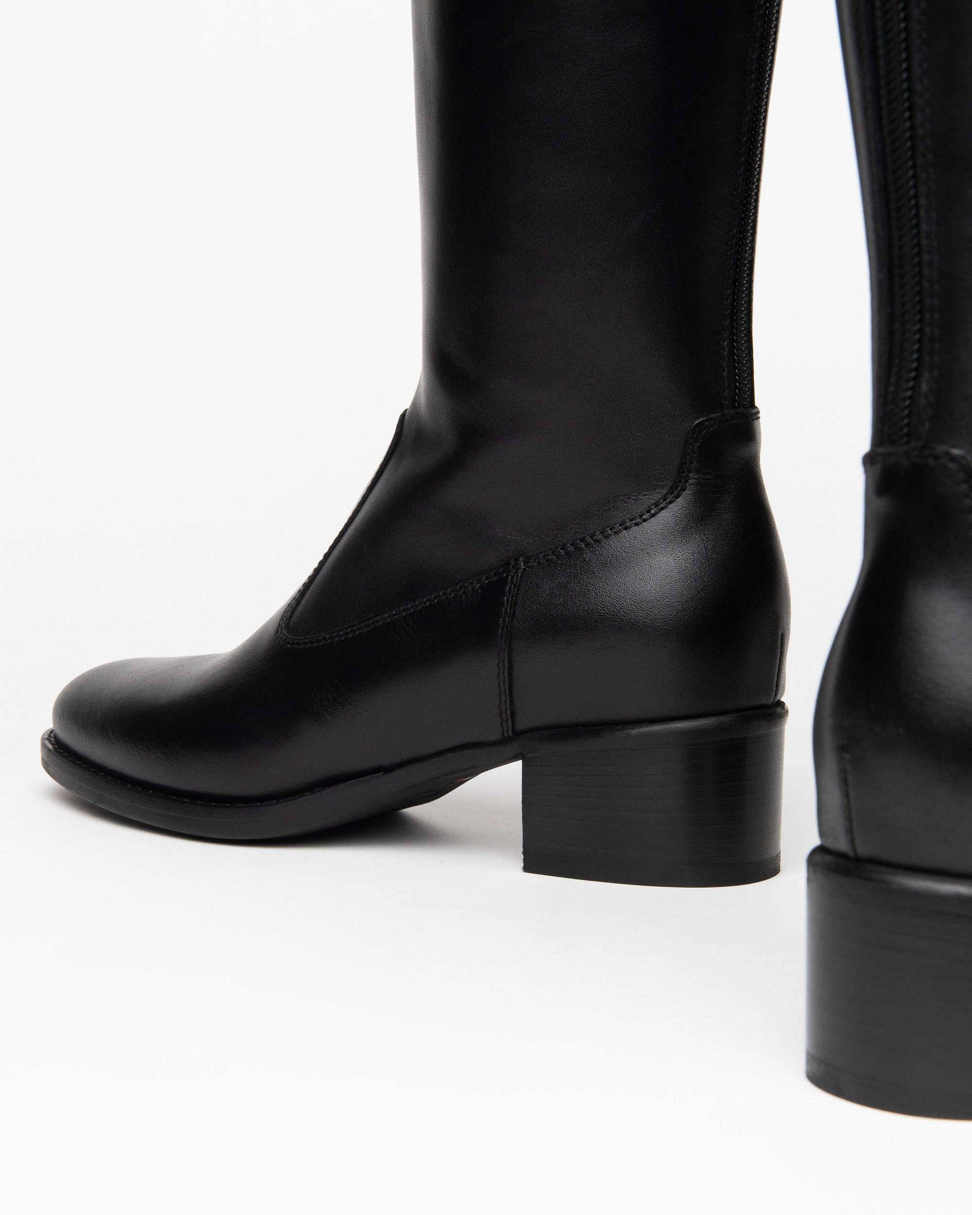 NeroGiardini Bottes Haute Femme Cuir Talon 40 mm