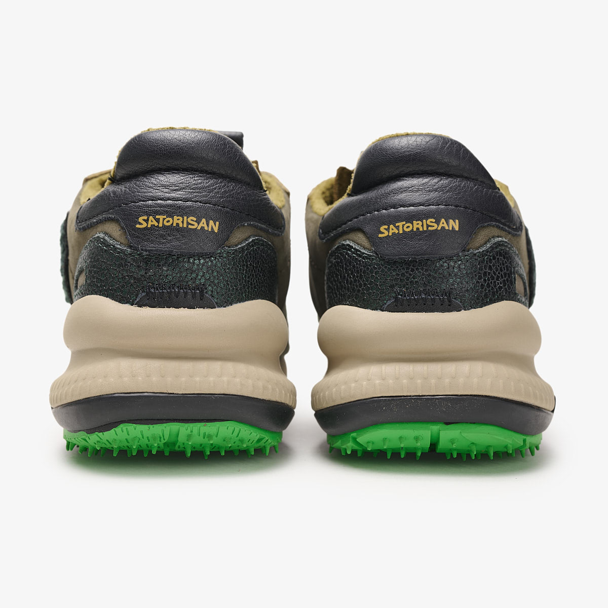 Satorisan Chacrona Premium baskets cuir femme Rush Green